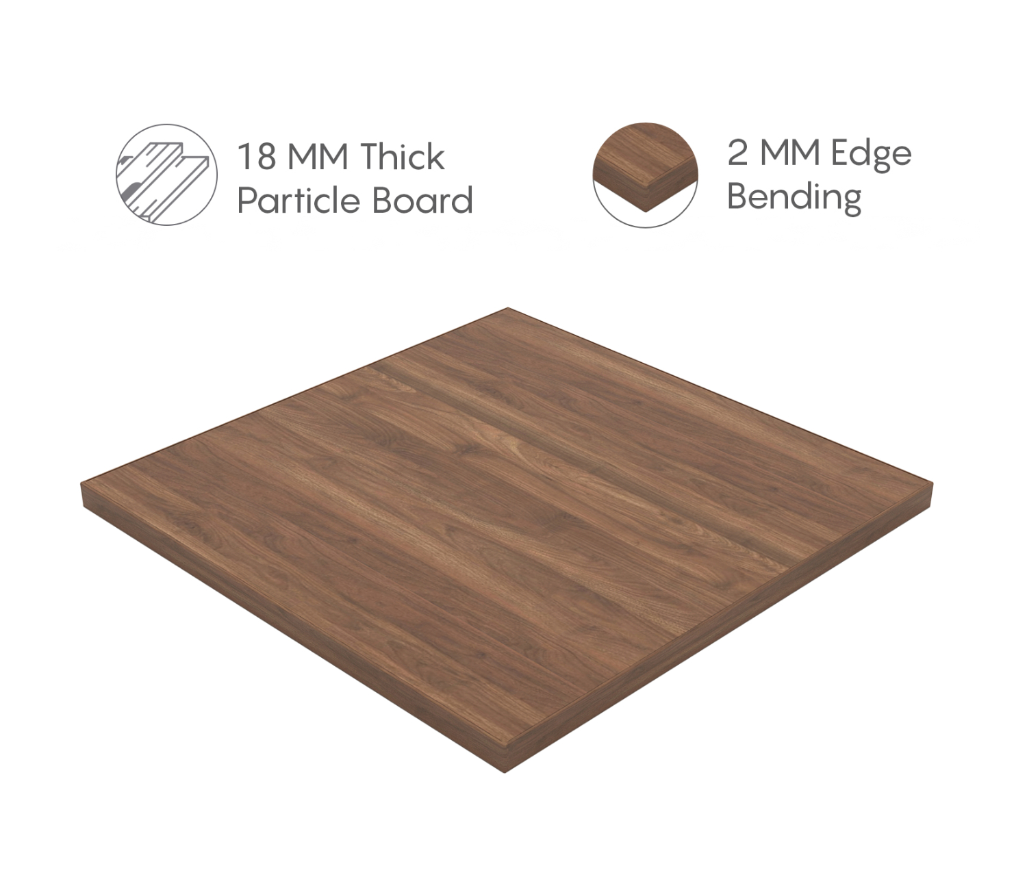 Orka Home Barriss Bed with Box Storage King Size (Columbian Walnut Finish)
