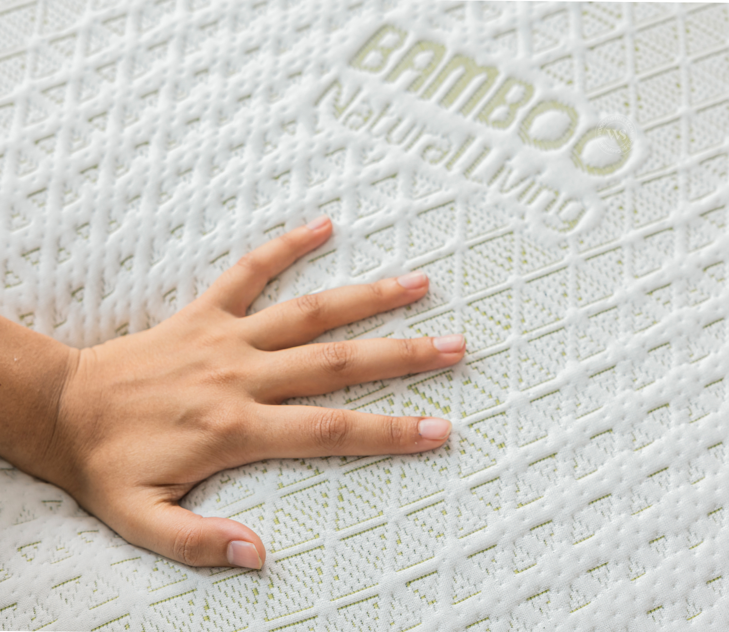Penguin Bamboo Bliss Mattress with 10-Year Warranty – King Size (78x72x8 inches, Green) view 4