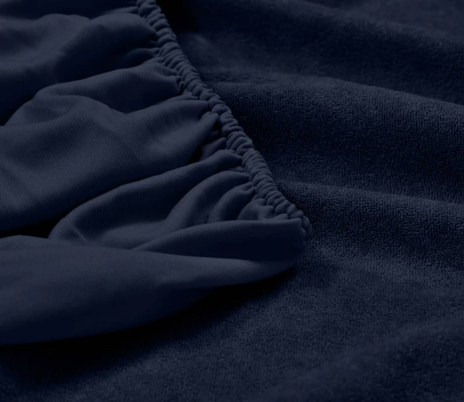 Featherix Cotton Feel Terry Ultra Soft Breathable Hypoallergenic Waterproof Mattress Protector – King Size (Dark Blue, 72x72 inches) view 5