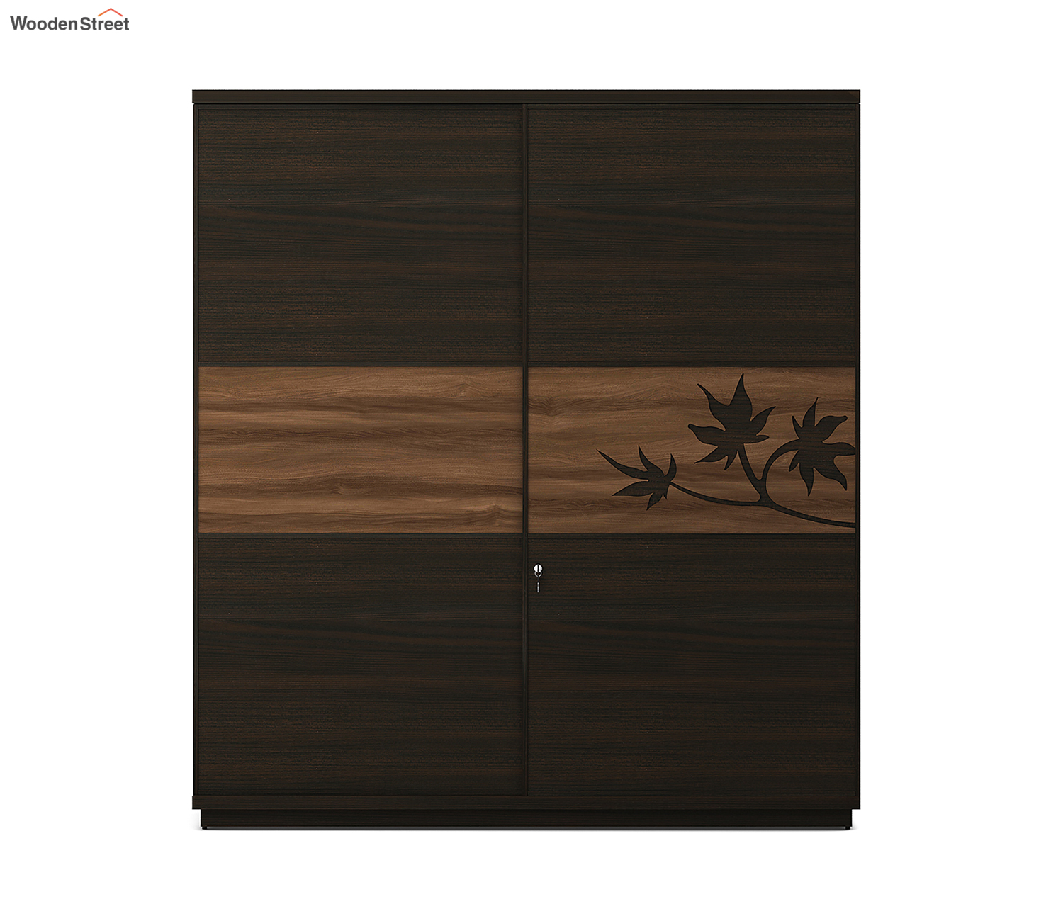 Maple 2 Door Sliding Wardrobe – Flowery Wenge Finish view 5