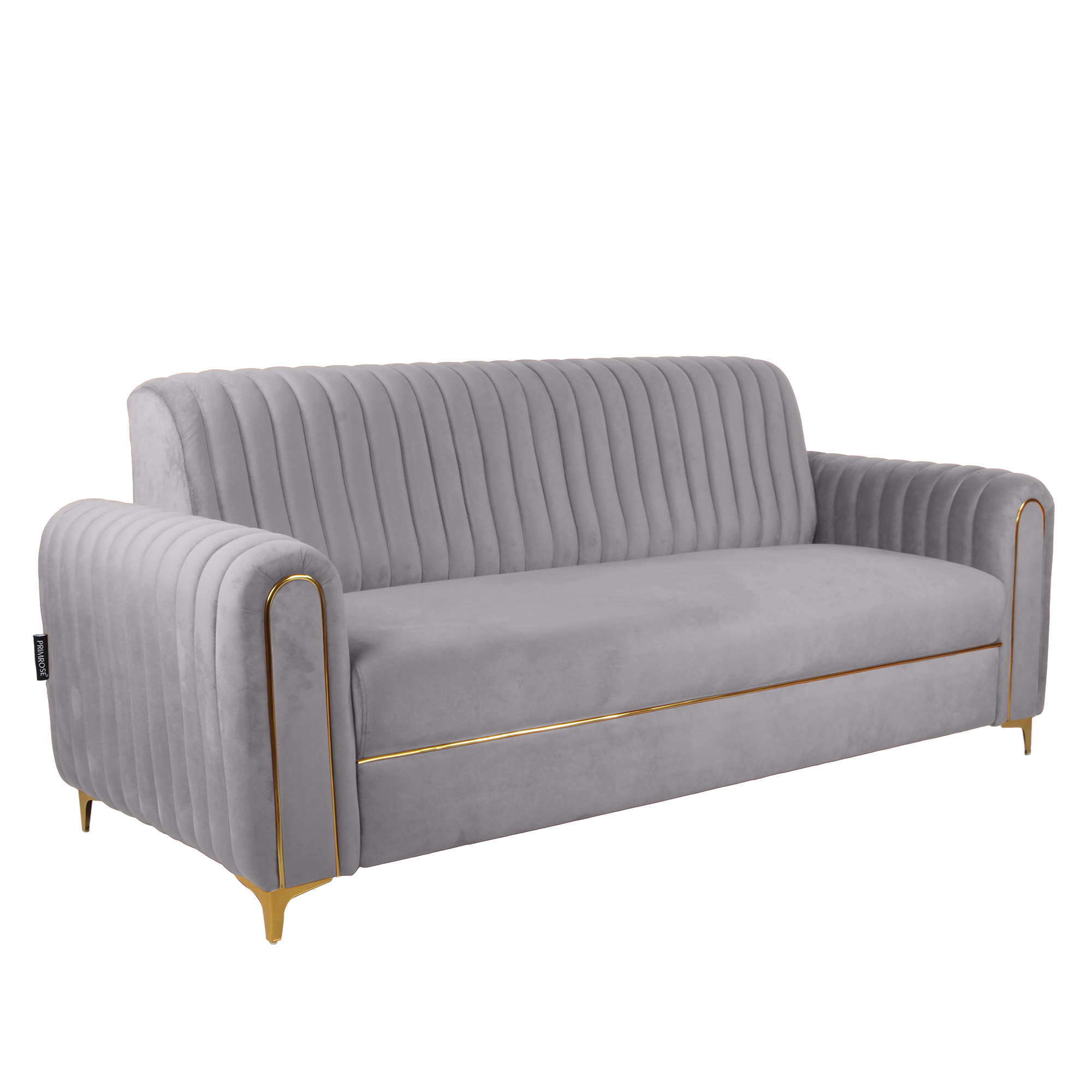 Primrose Austin Living Room 3 Seater Sofa Set - Grey view 2