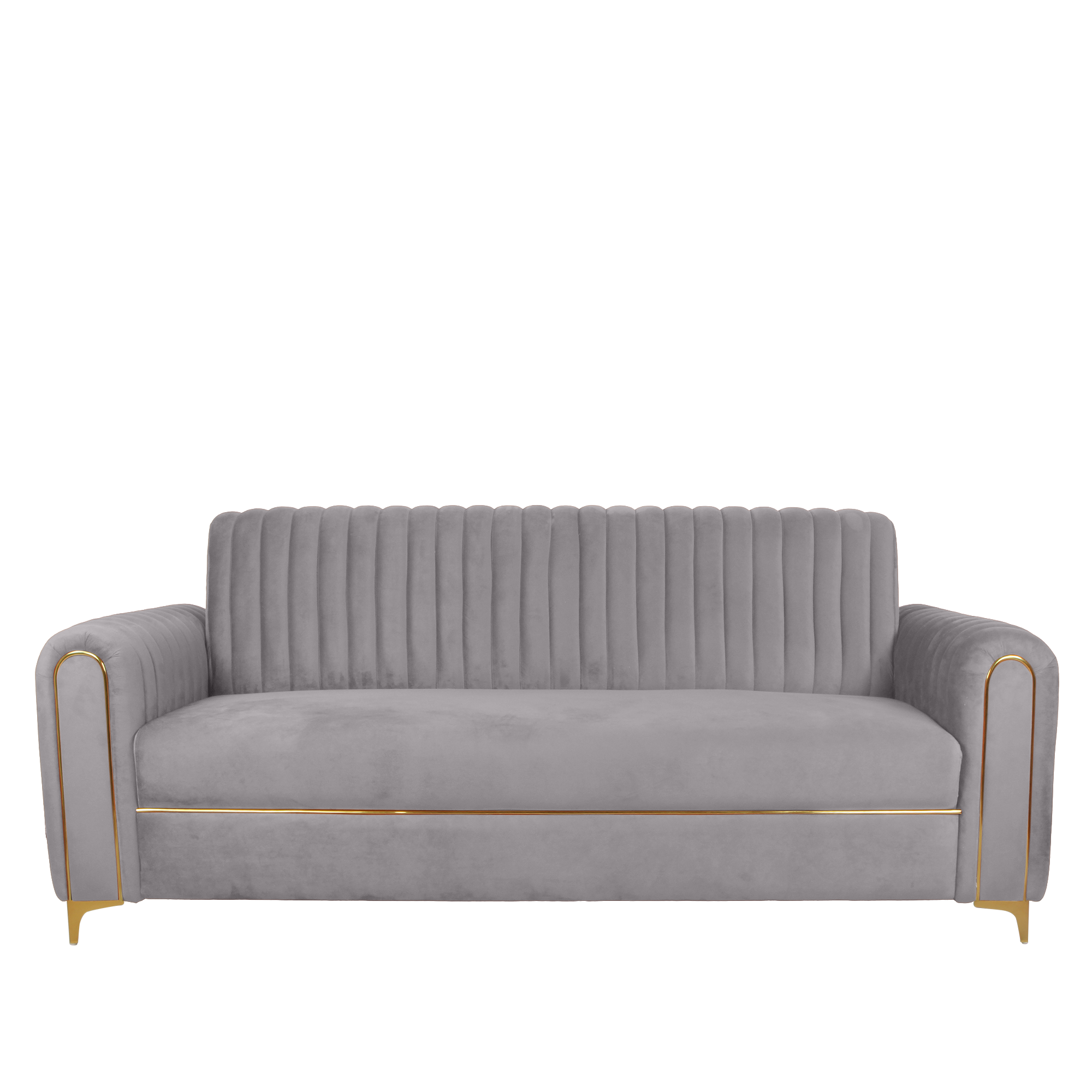 Primrose Austin Living Room 3 Seater Sofa Set - Grey view 3