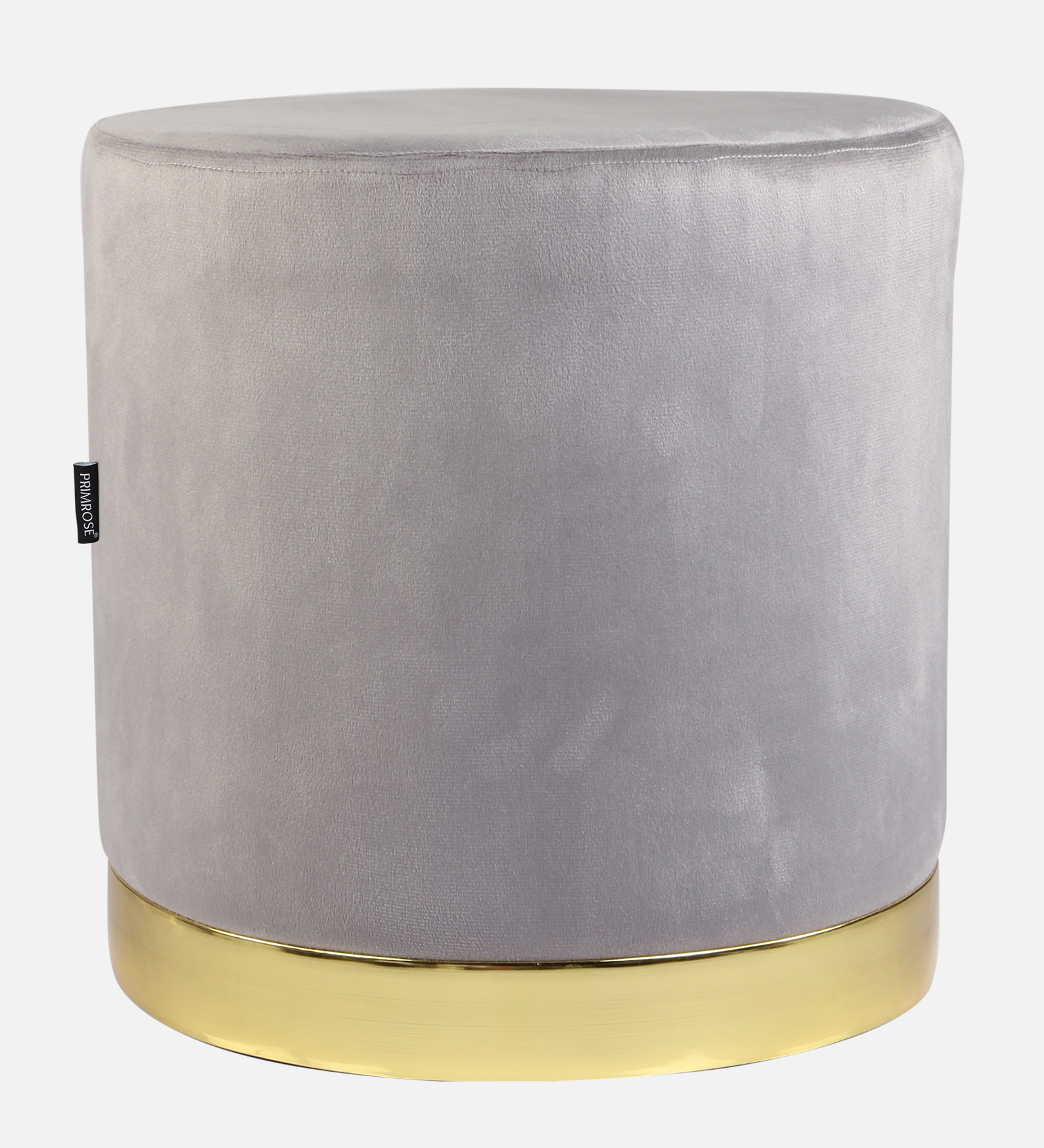 Primrose Candy Ottoman Sitting, Pouffes Stool for Living Room - Grey view 3