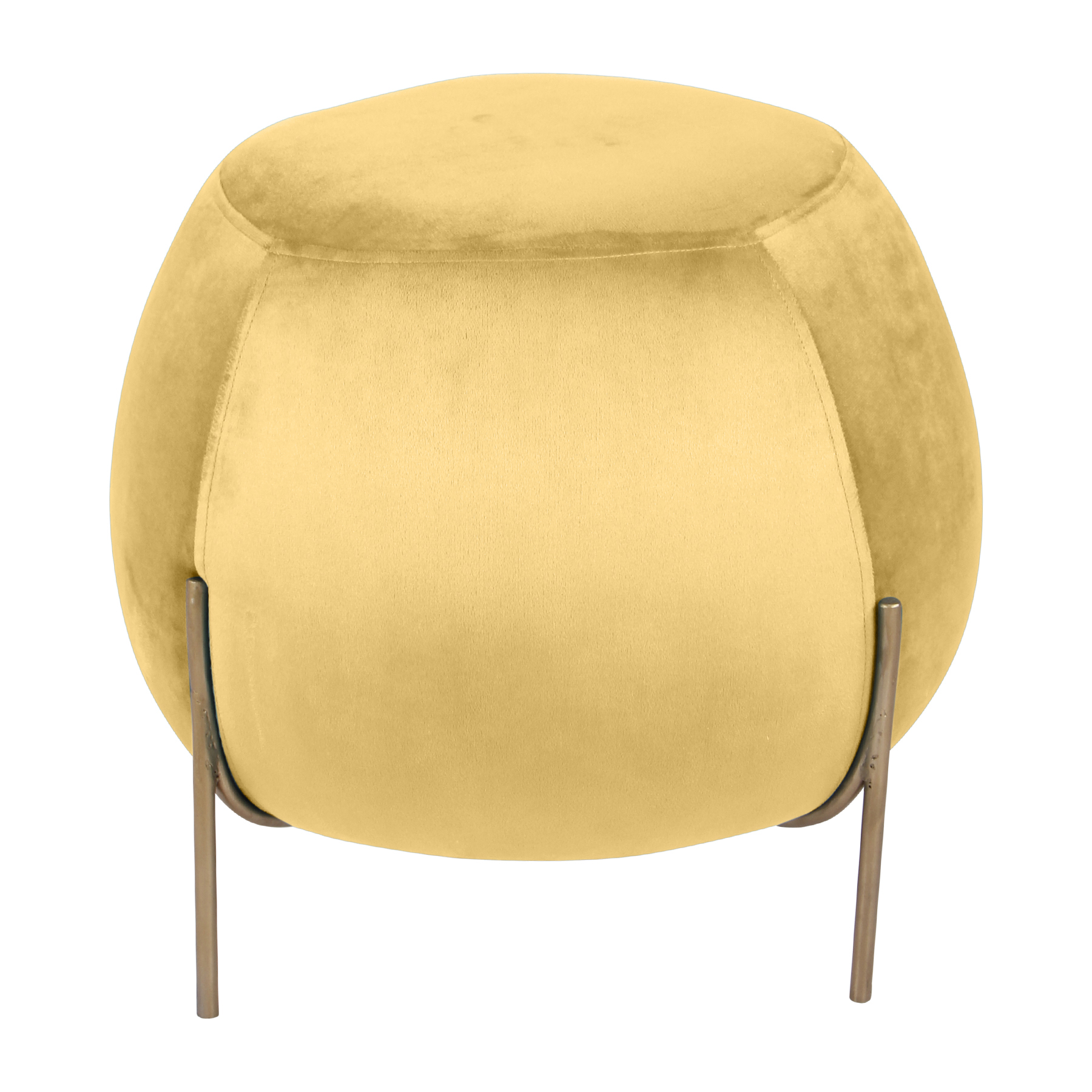 Primrose Otto Ottoman Sitting, Pouffes Stool for Living Room - Yellow view 5