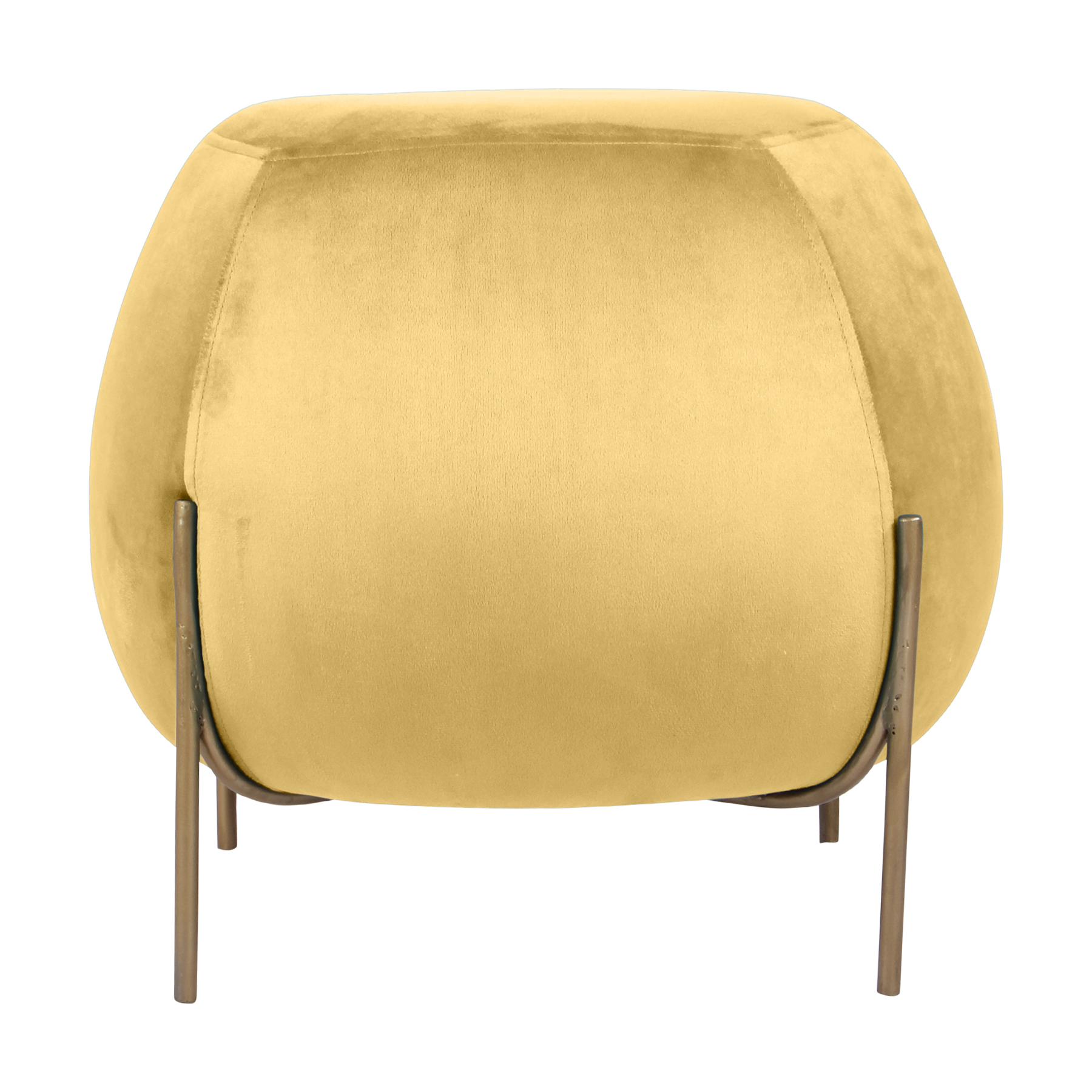 Primrose Otto Ottoman Sitting, Pouffes Stool for Living Room - Yellow view 7