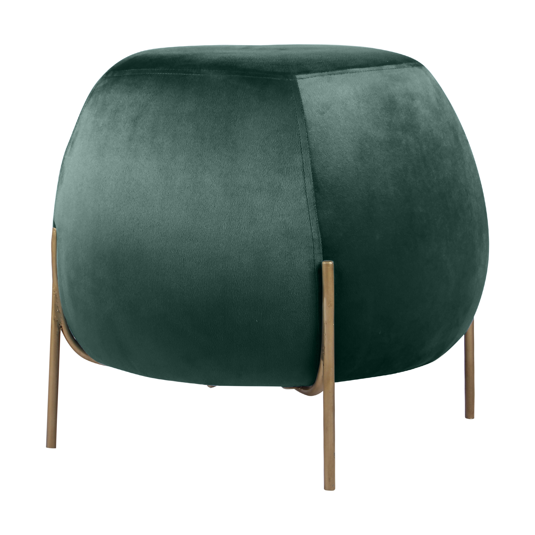 Primrose Otto Ottoman Sitting, Pouffes Stool for Living Room - Green view 8