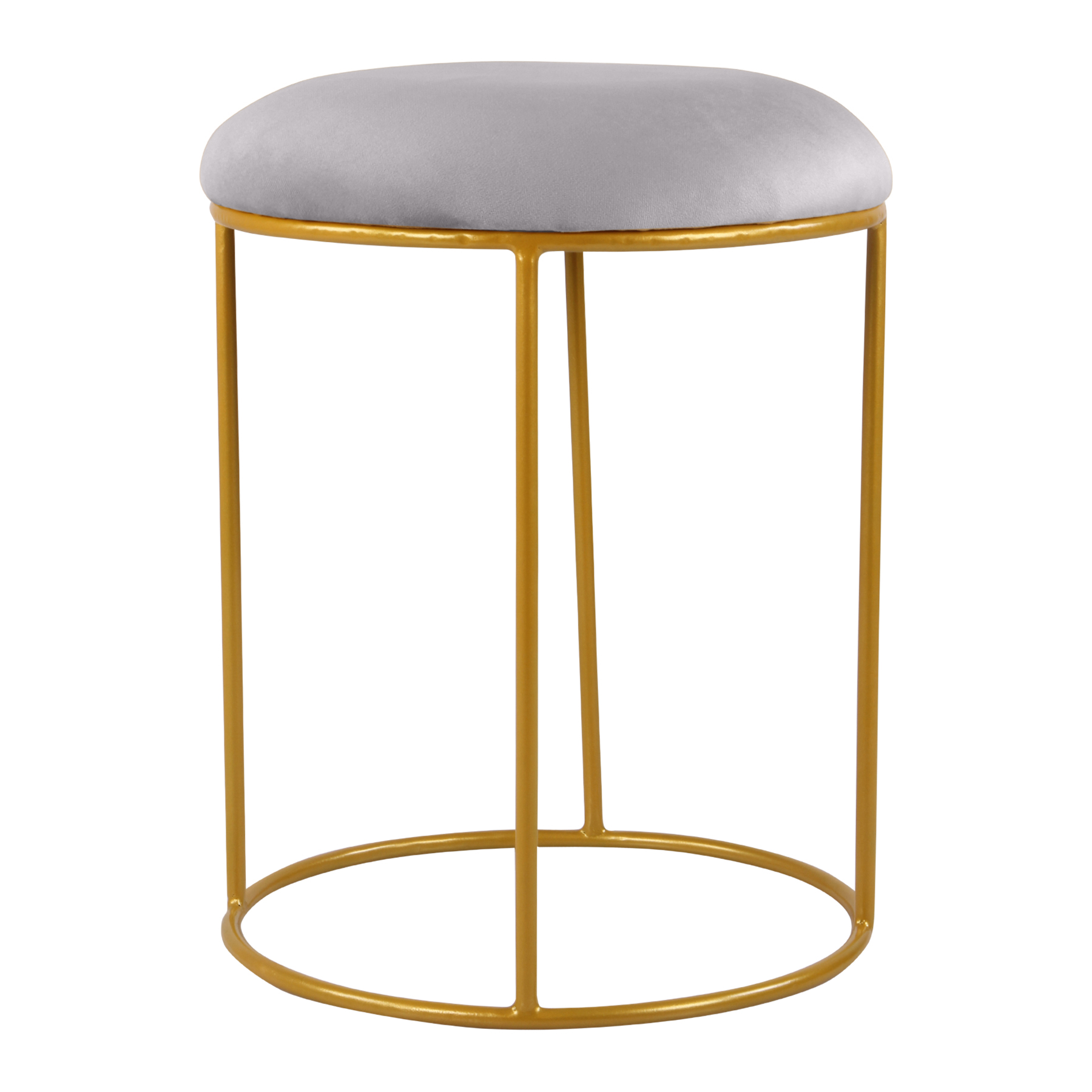 Primrose Dupont Ottoman Sitting, Pouffes Stool for Living Room - Grey view 5