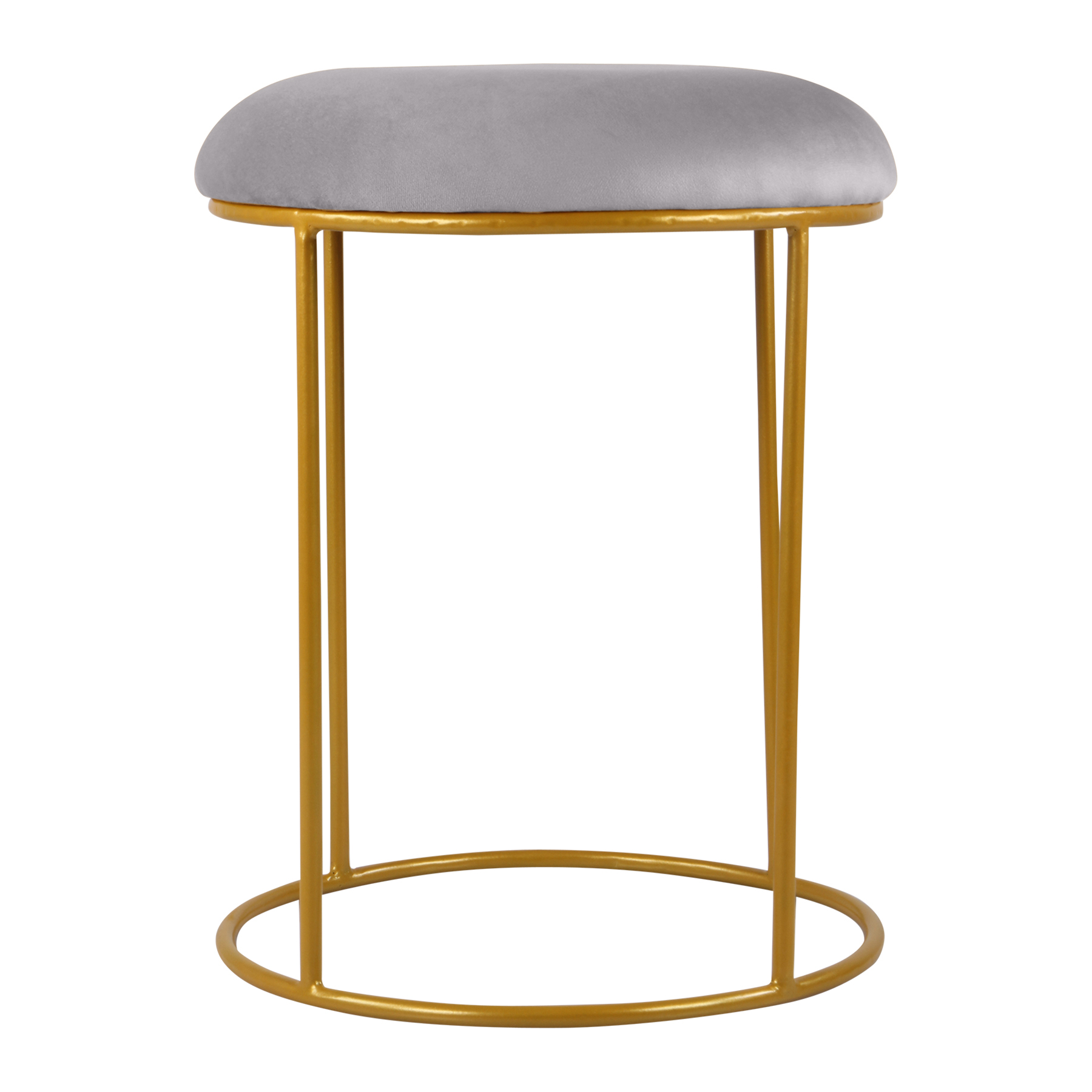 Primrose Dupont Ottoman Sitting, Pouffes Stool for Living Room - Grey view 7