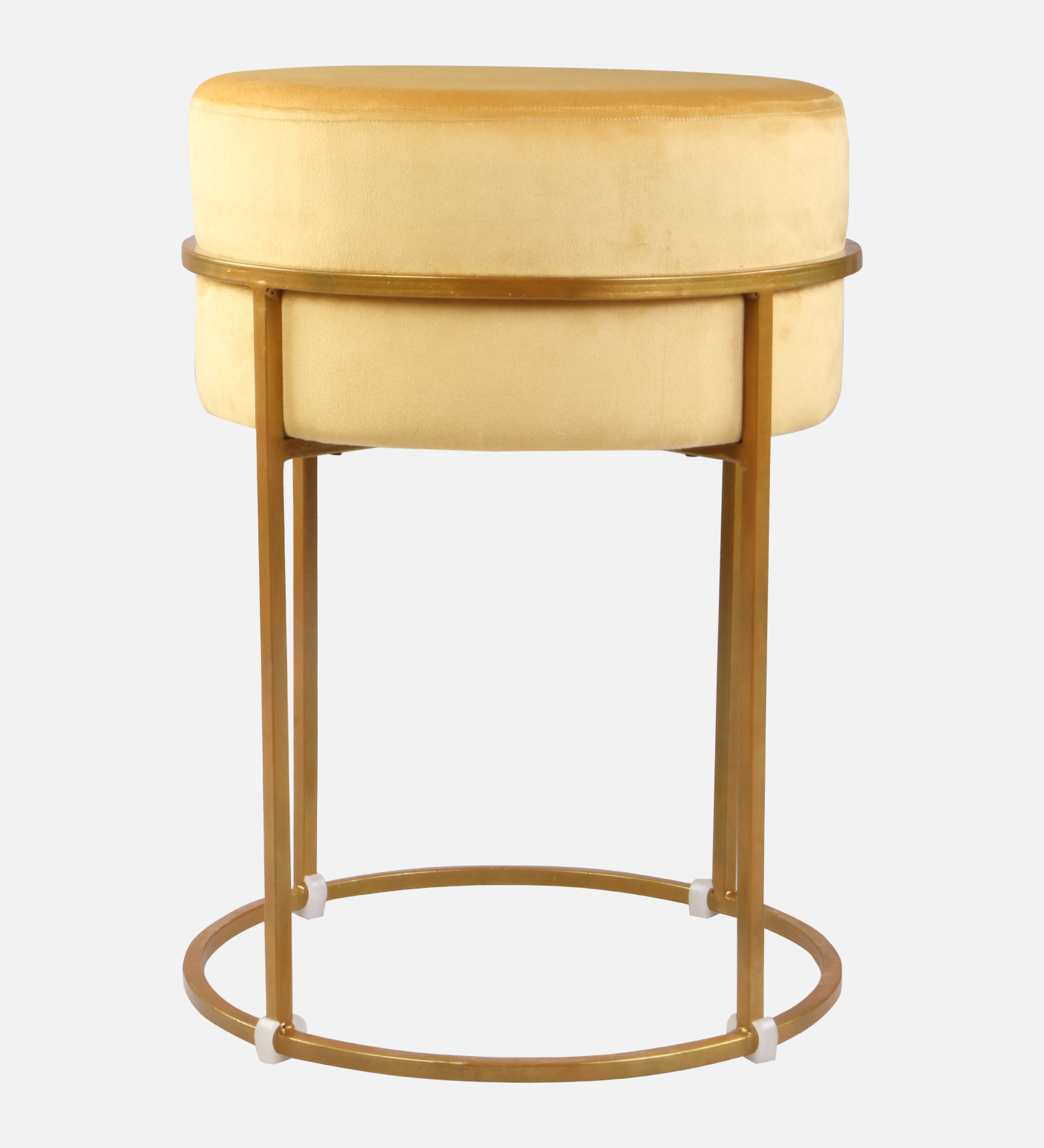 Primrose Glen Ottoman Sitting, Pouffes Stool for Living Room - Yellow view 3
