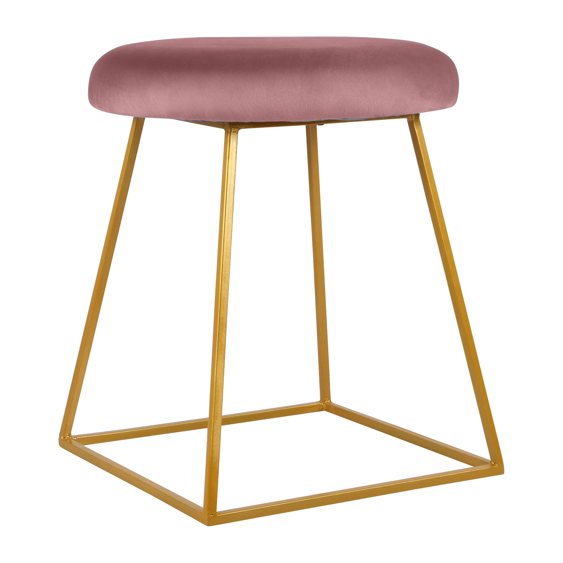 Primrose Pristy Ottoman Sitting, Pouffes Stool for Living Room - Rose view 6