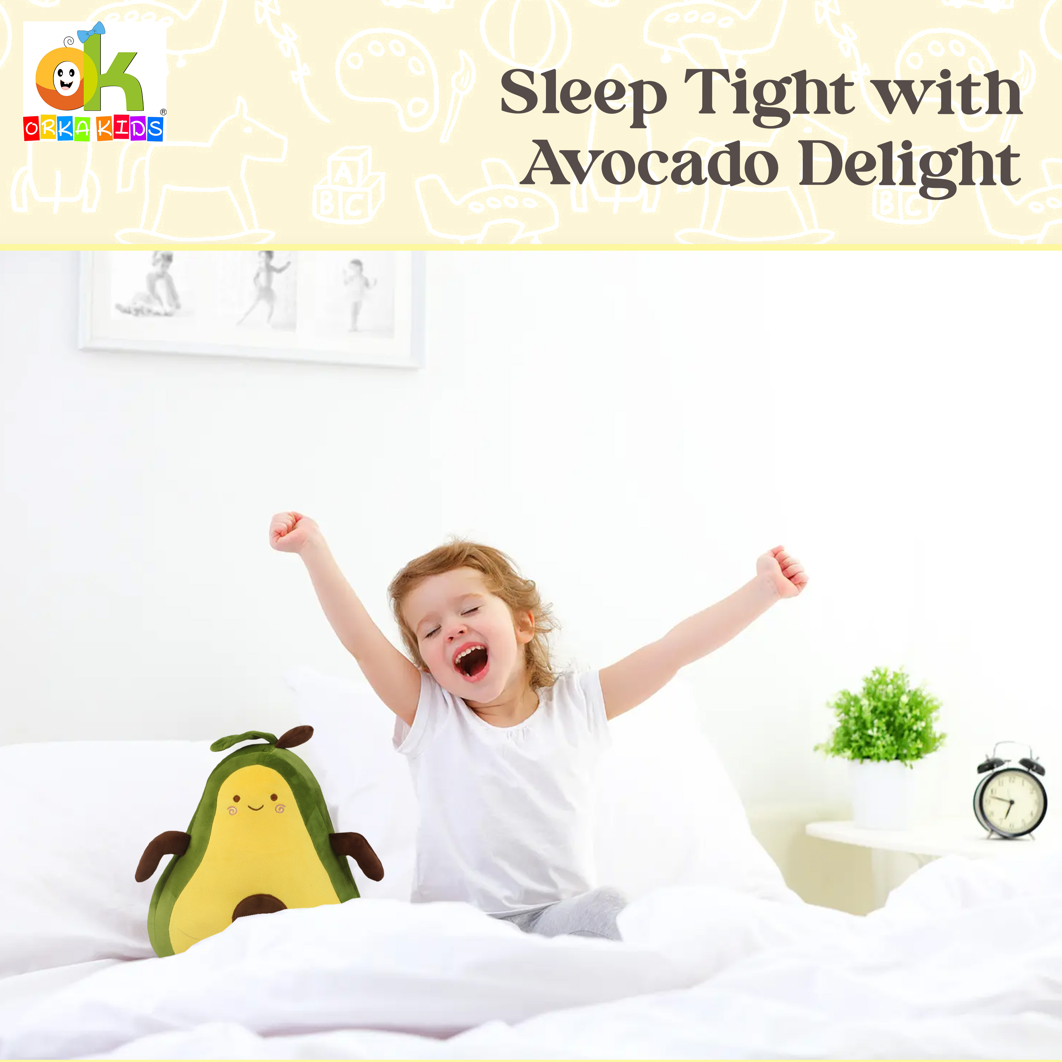 Orka Kids Soft Toys Long Soft Lovable Huggable Cute Giant Life Size Teddy Bear Plush & Stuffed Toys (35cm, Avocado) view 6