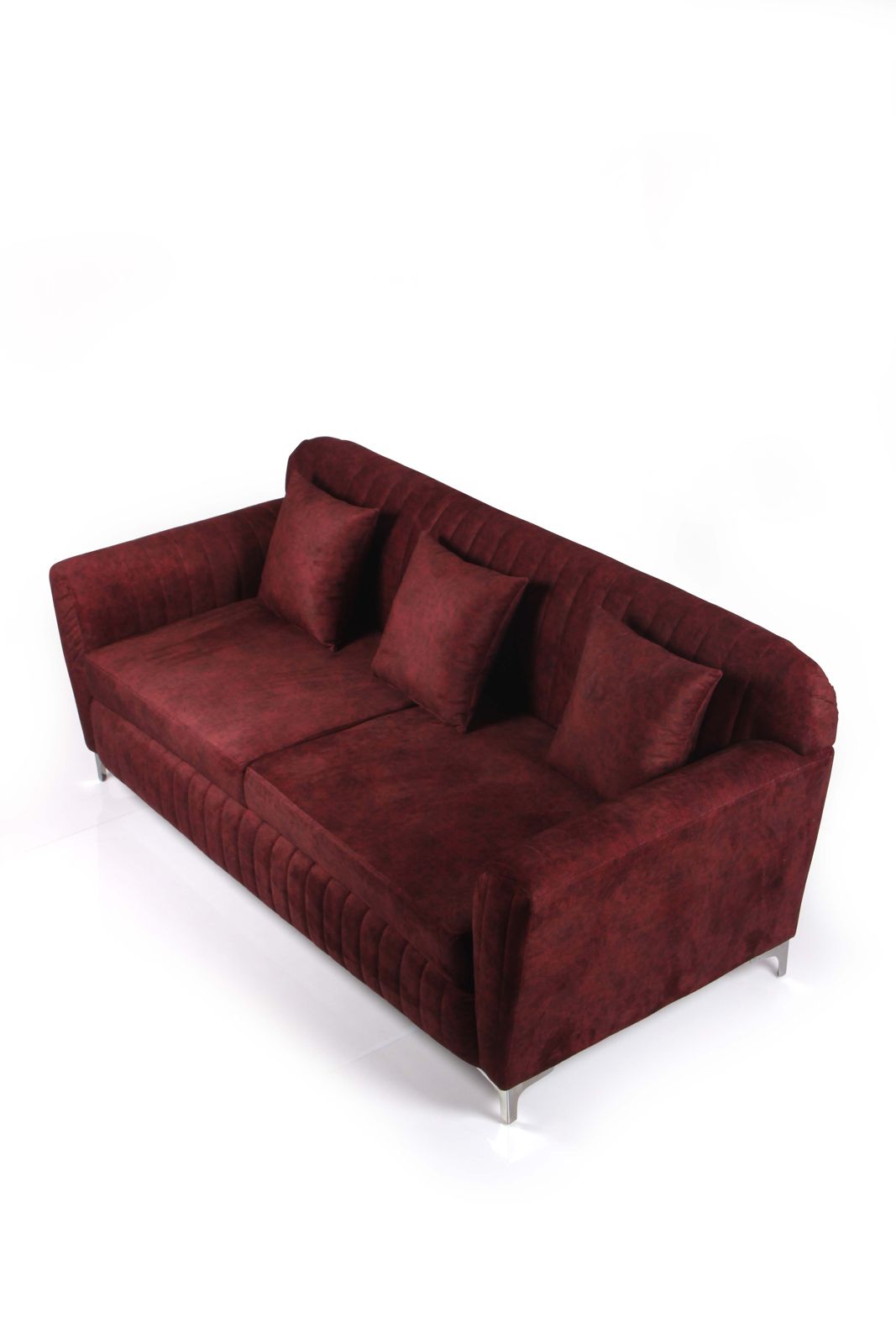 Primrose Augusta 3 Seater Sofa Set - Maroon