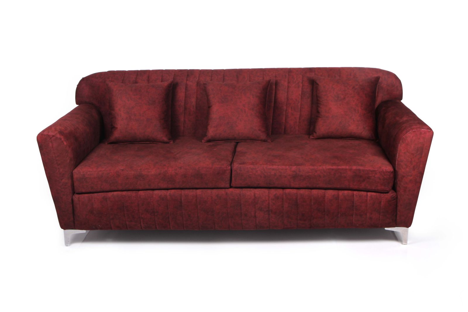 Primrose Augusta 3 Seater Sofa Set - Maroon