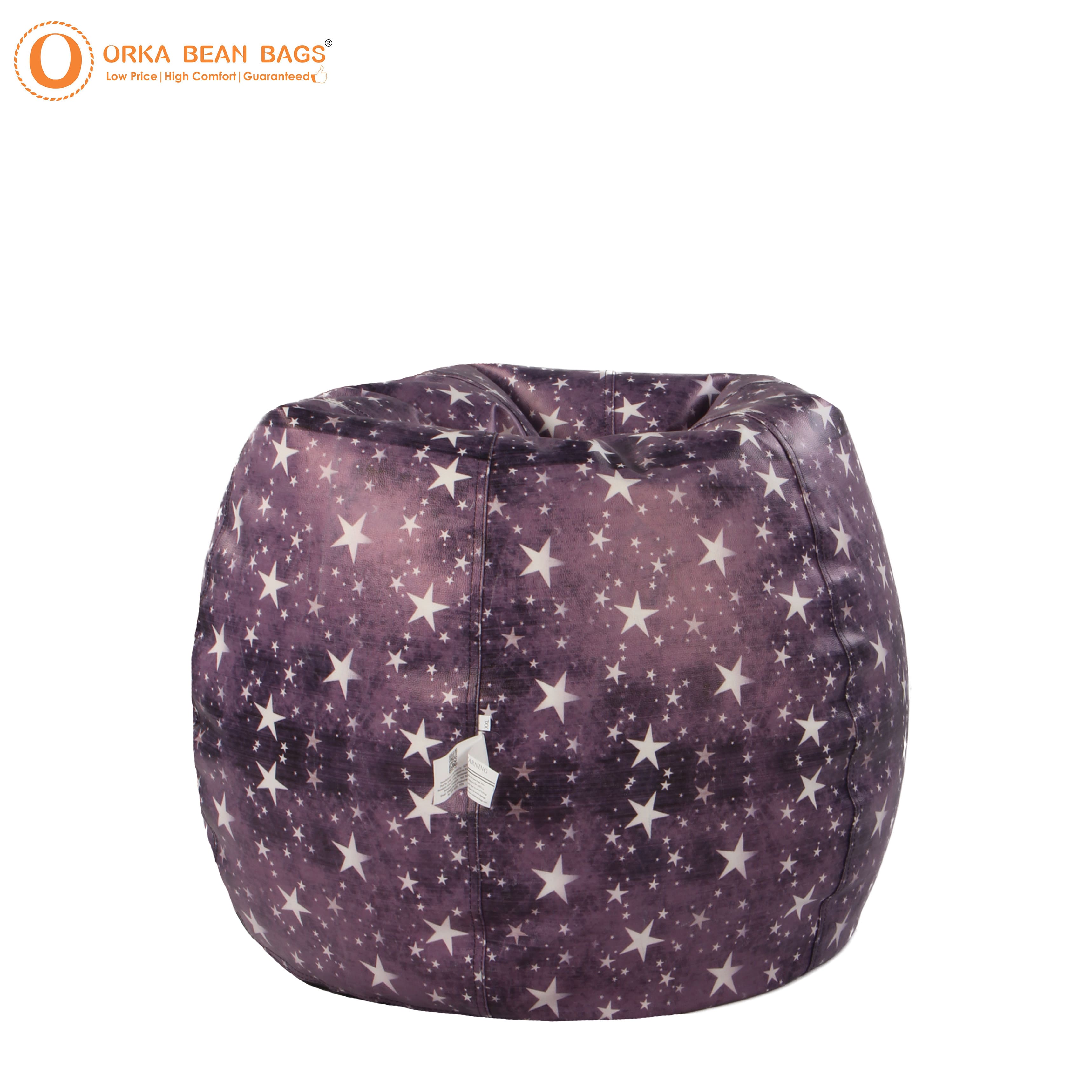 Orka Digital Printed Star XXXL Bean Bag Filled With Beans