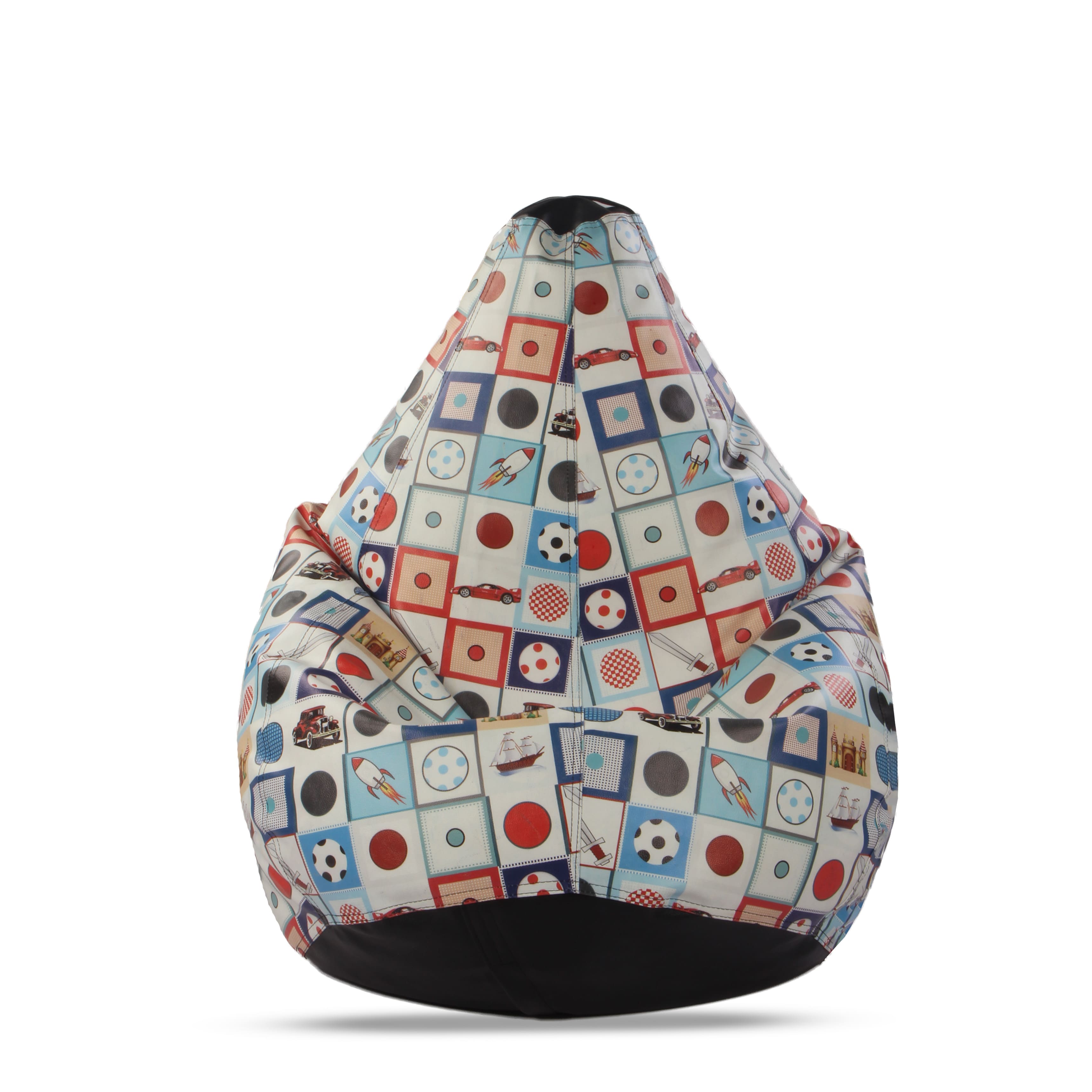 Orka Digital Printed XXXL Bean Bag Filled With Beans view 3