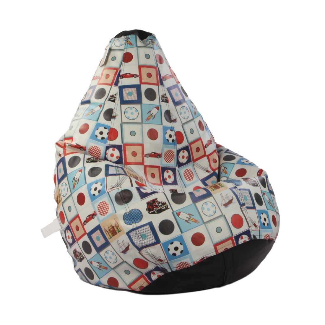 Orka Digital Printed XXXL Bean Bag Filled With Beans view 8