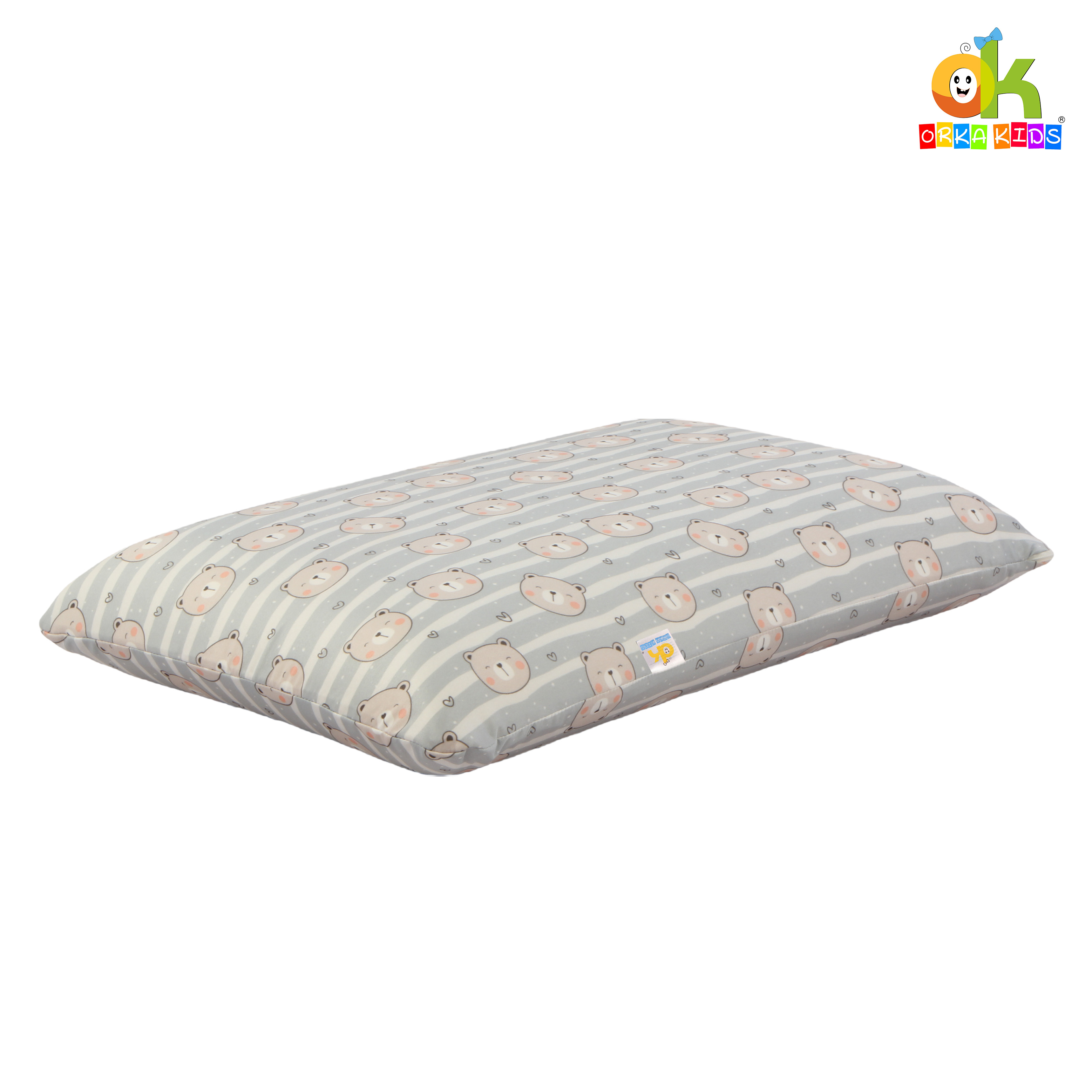 Orka Kids Kids Eco Rectangular Neck Support Pillow for Sleeping & Shoulder Pain Memory Foam Toons & Characters Orthopaedic Pillow Pack of 1  (Little Bunny) view 2