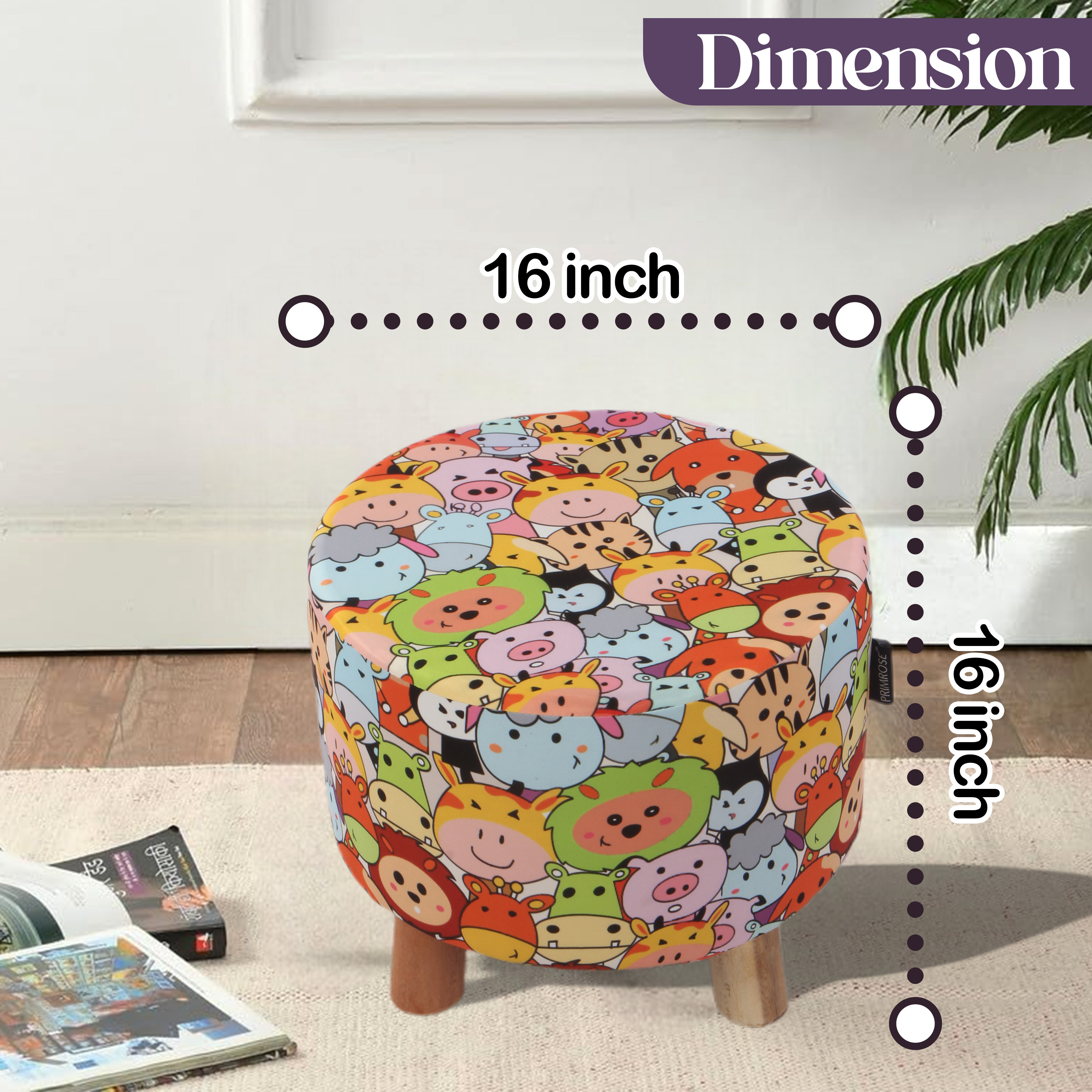 Primrose Emily Ottoman (Cute Cartoons, Pack of 1) view 2