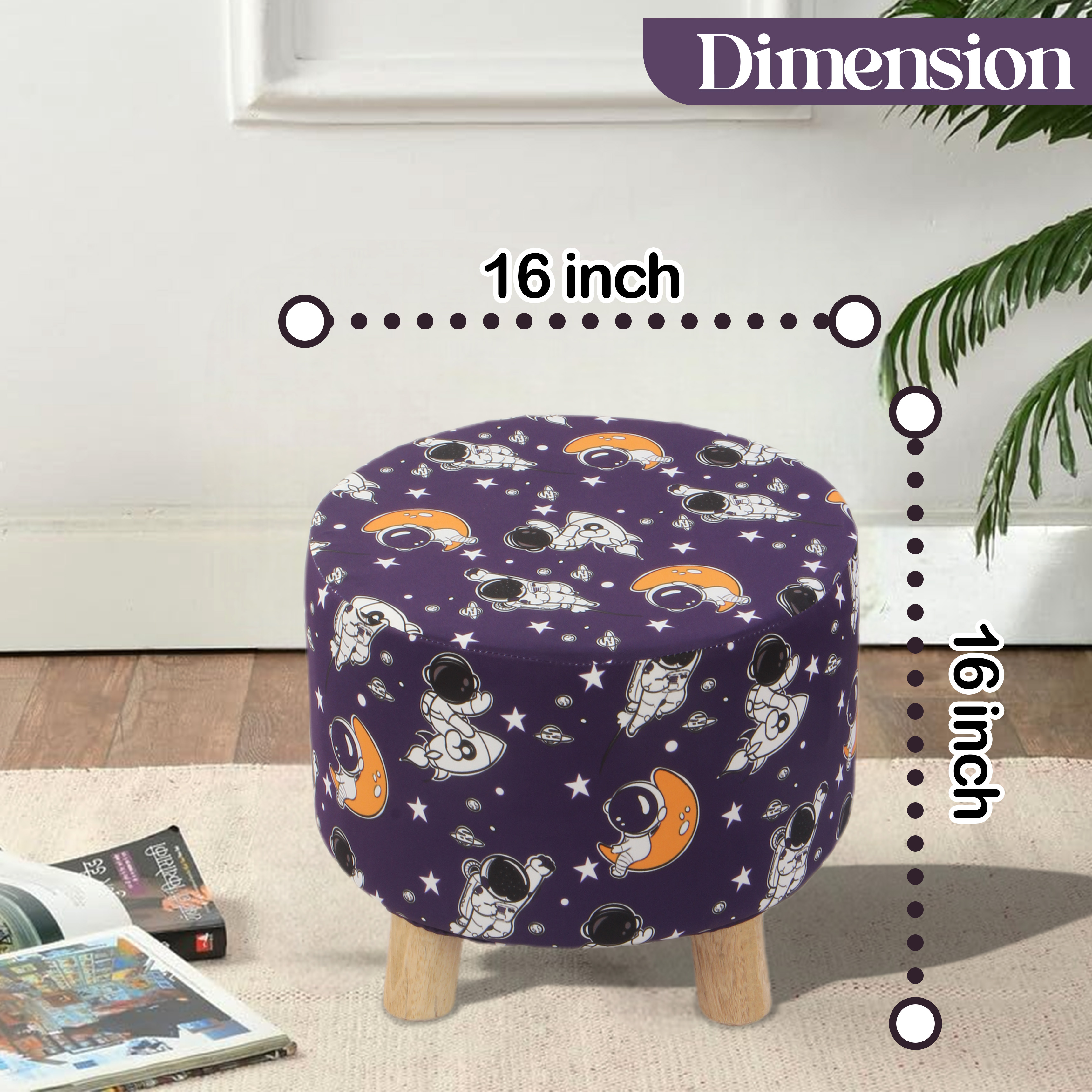 Primrose Emily Ottoman (Doraemon, Pack of 1) view 2