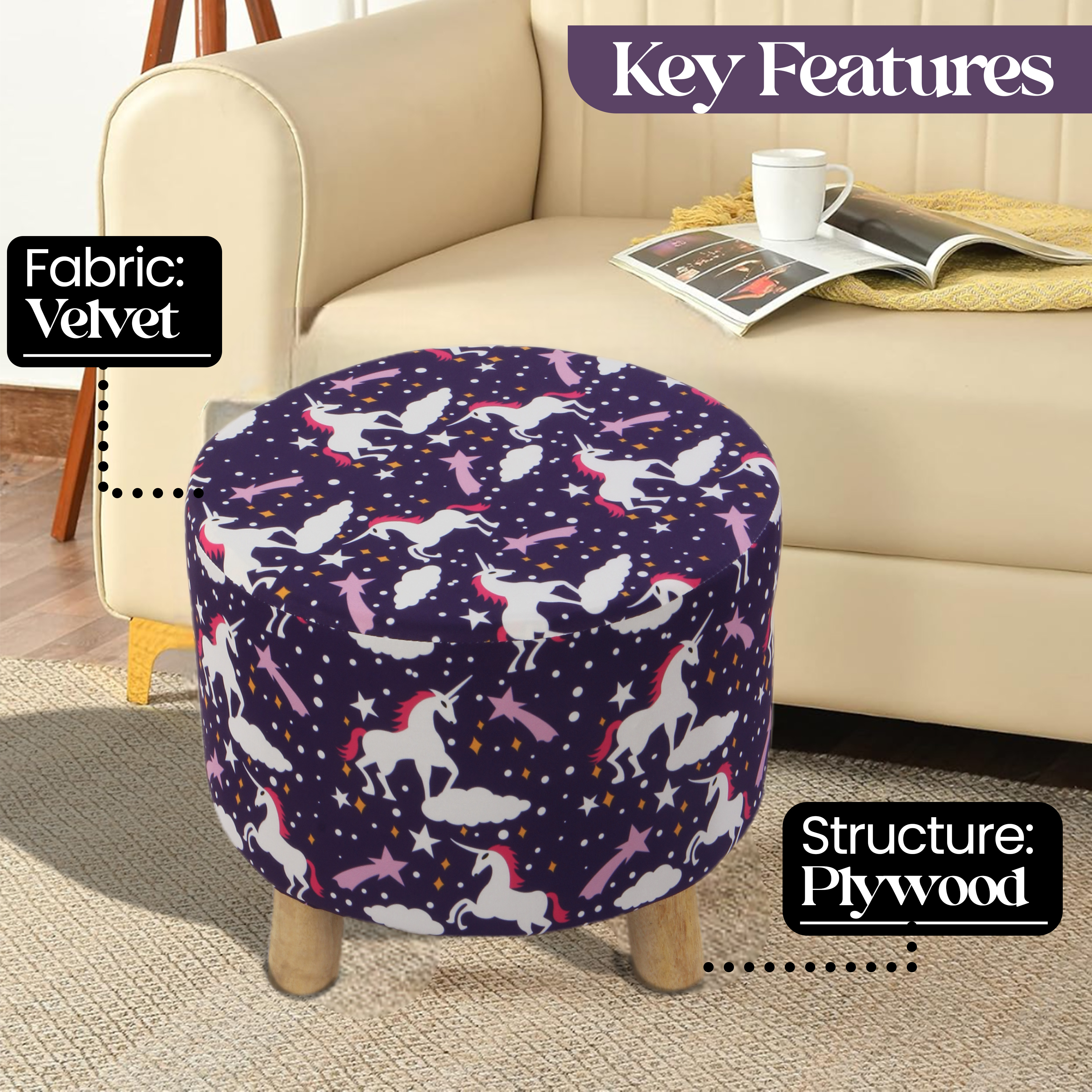 Primrose Emily Ottoman (Fairy Unicorn, Pack of 1) view 4