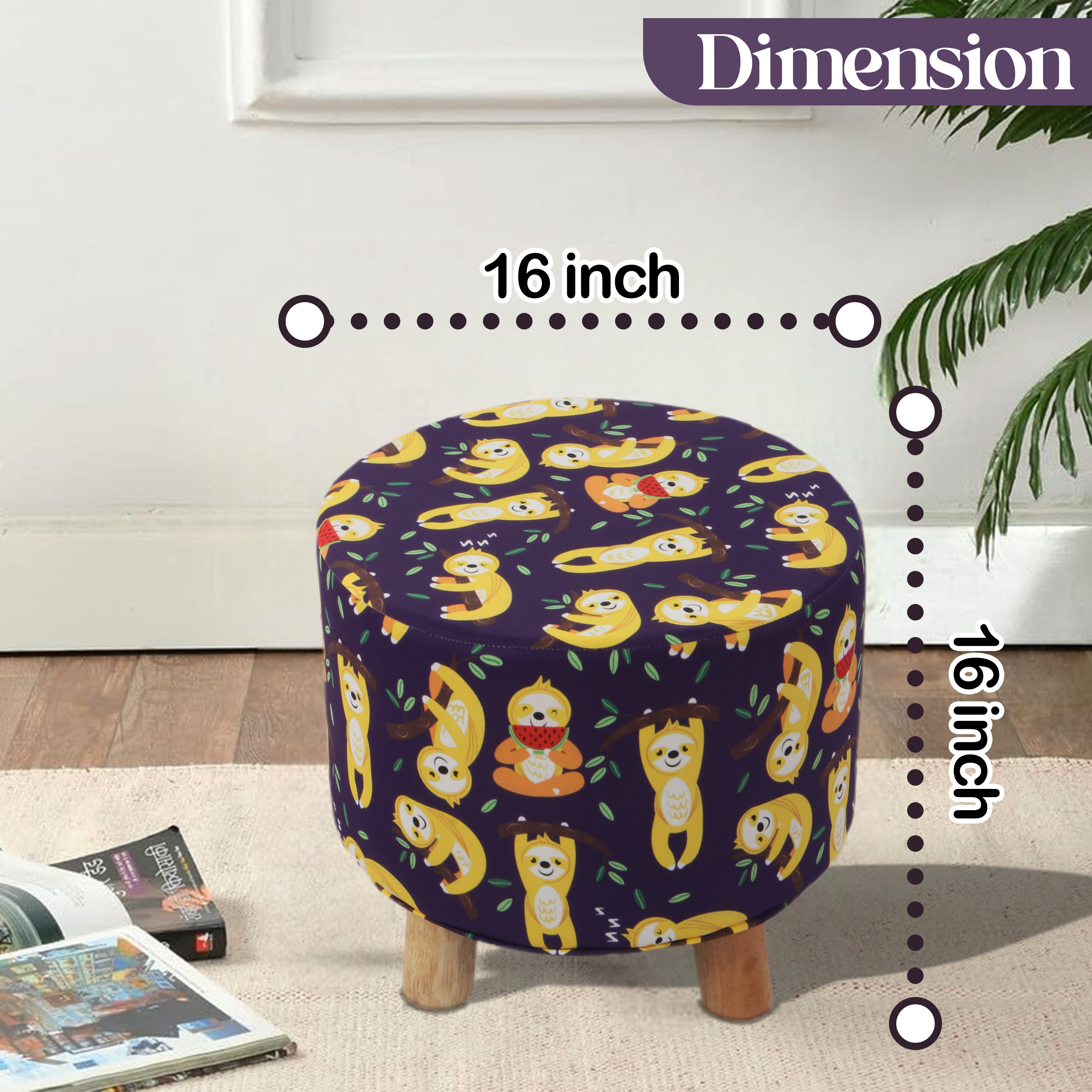 Primrose Emily Ottoman (Sloths, Pack of 1) view 2