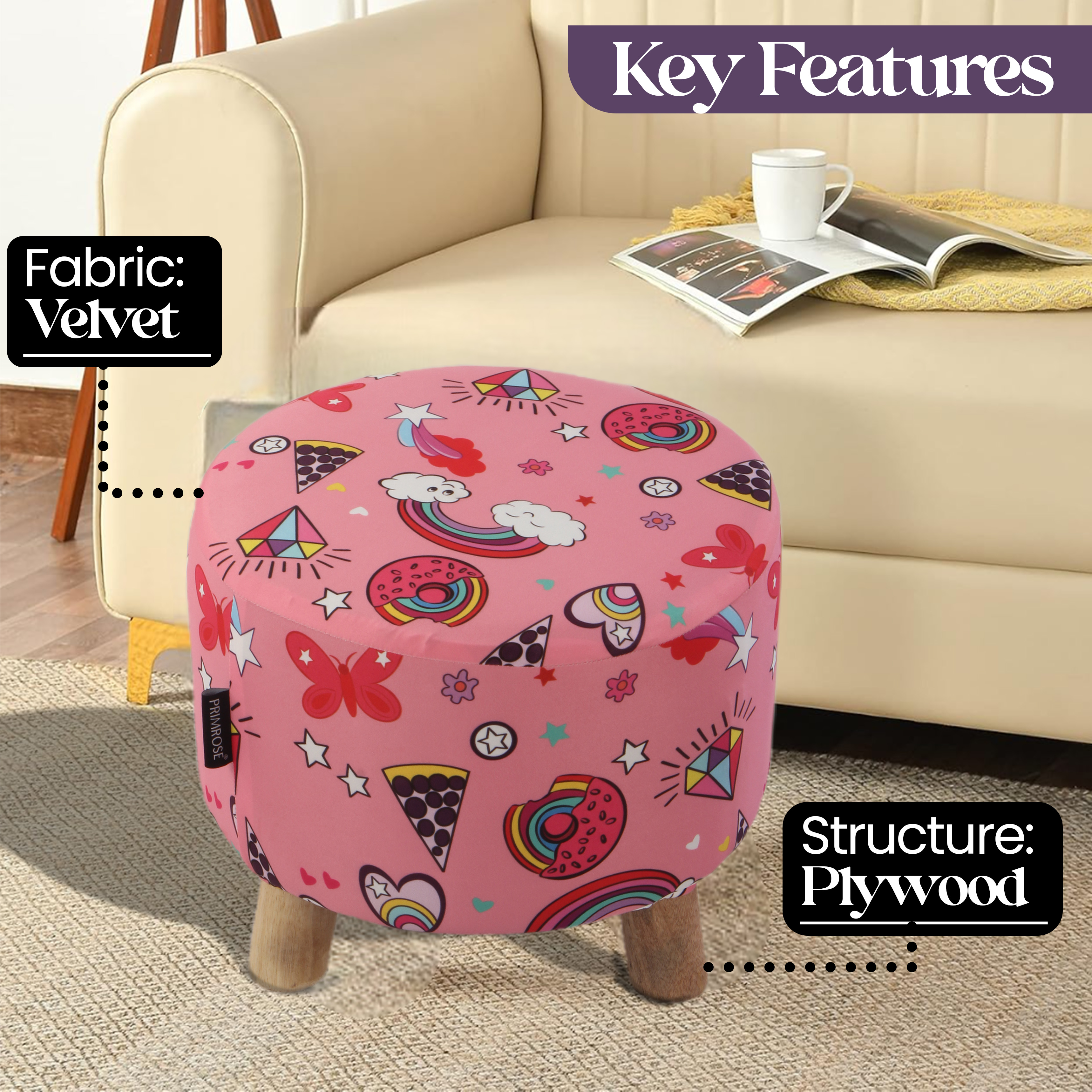 Primrose Emily Ottoman (Snack Vector, Pack of 1) view 3