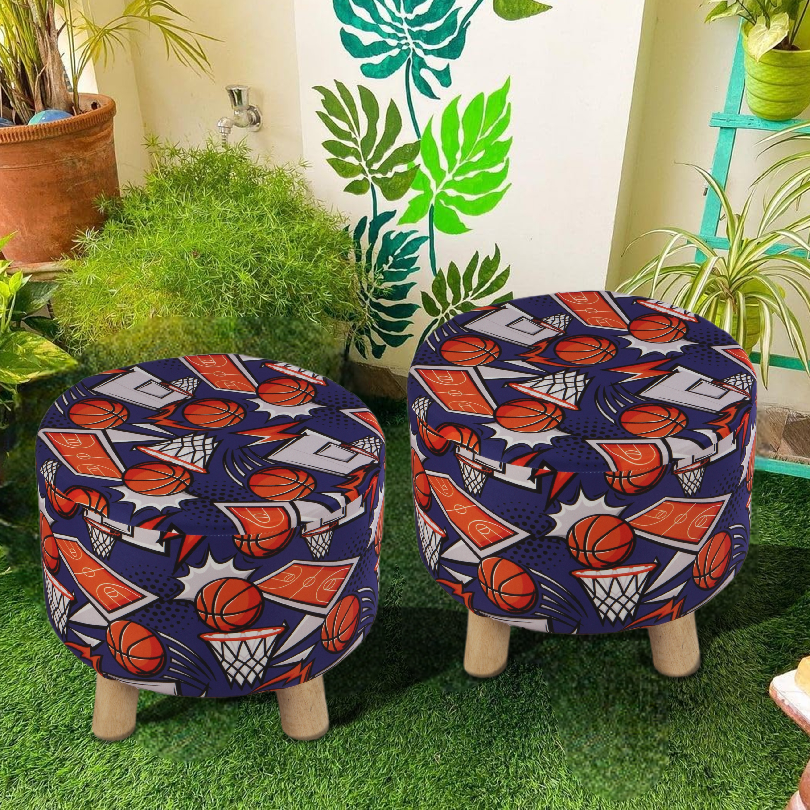 Primrose Emily Ottoman (Basketball Hoop, Pack of 2) view 6
