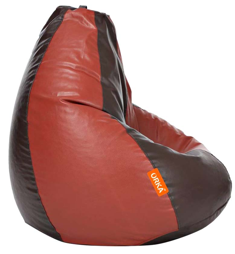 Orka Classic XXXL Brown, Tan Color Bean Bag Cover Without Beans