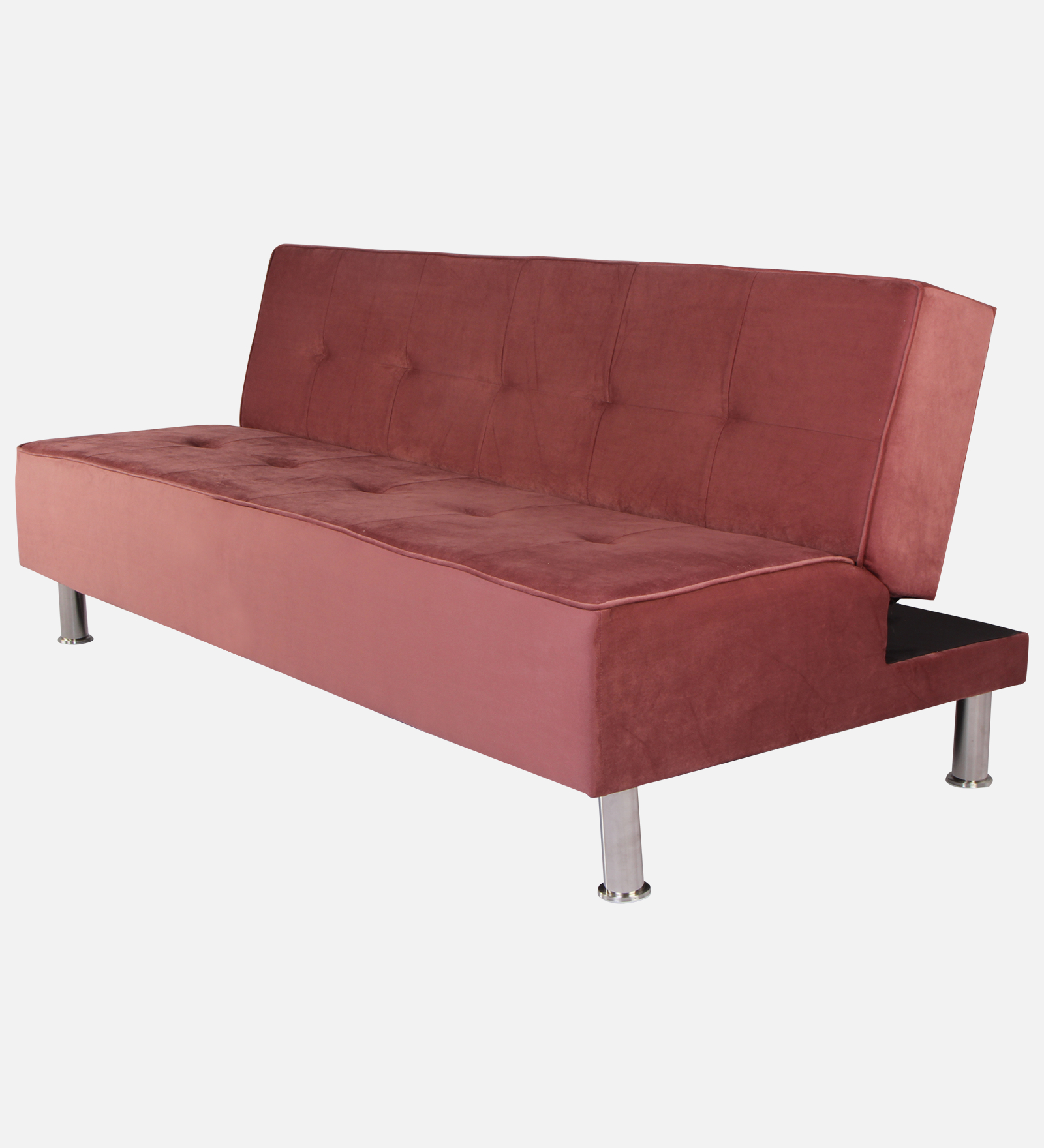 Primrose Cyrus 3 Seater Sofa Cum Bed - Pink view 4