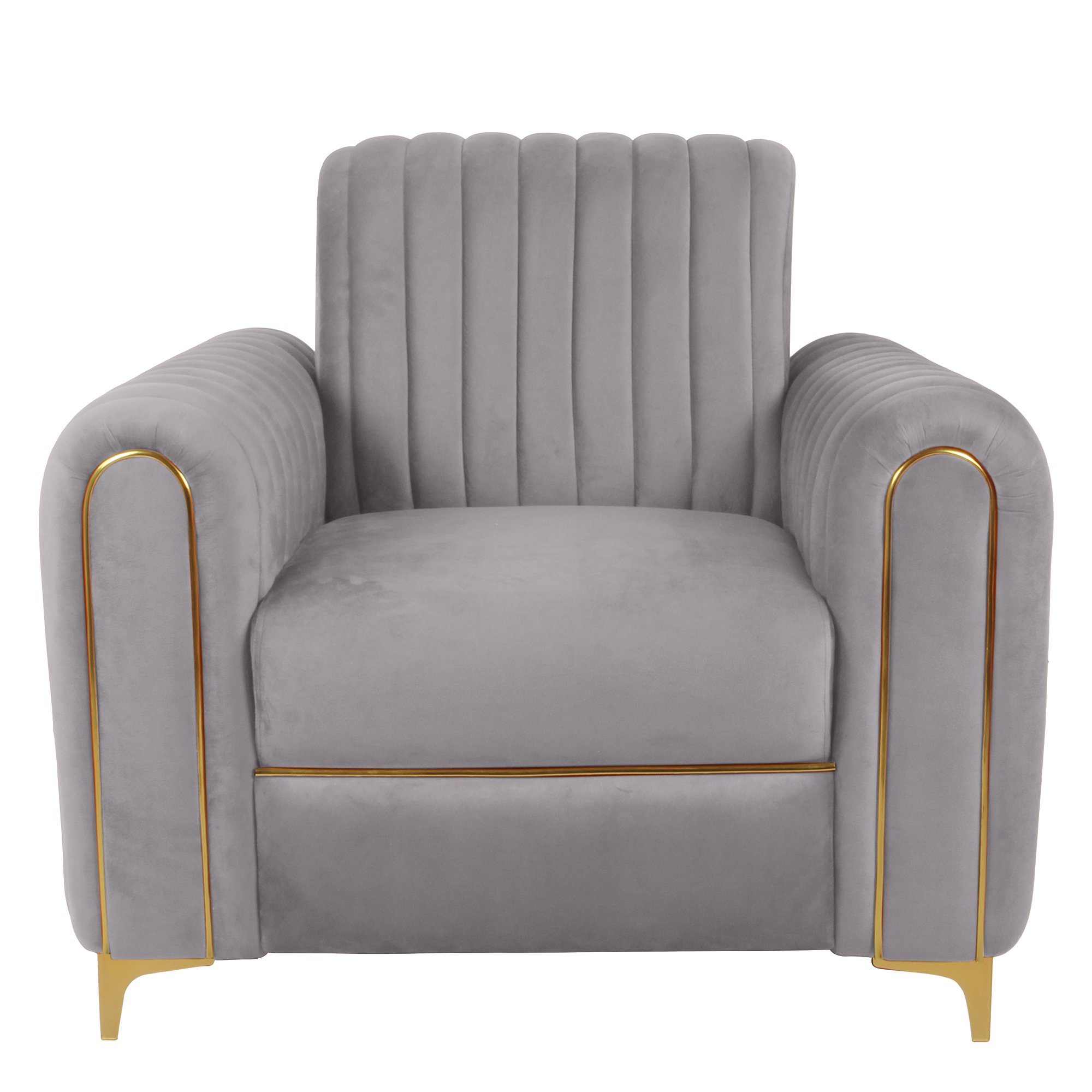 Primrose Austin Single Seater Sofa - Grey view 3