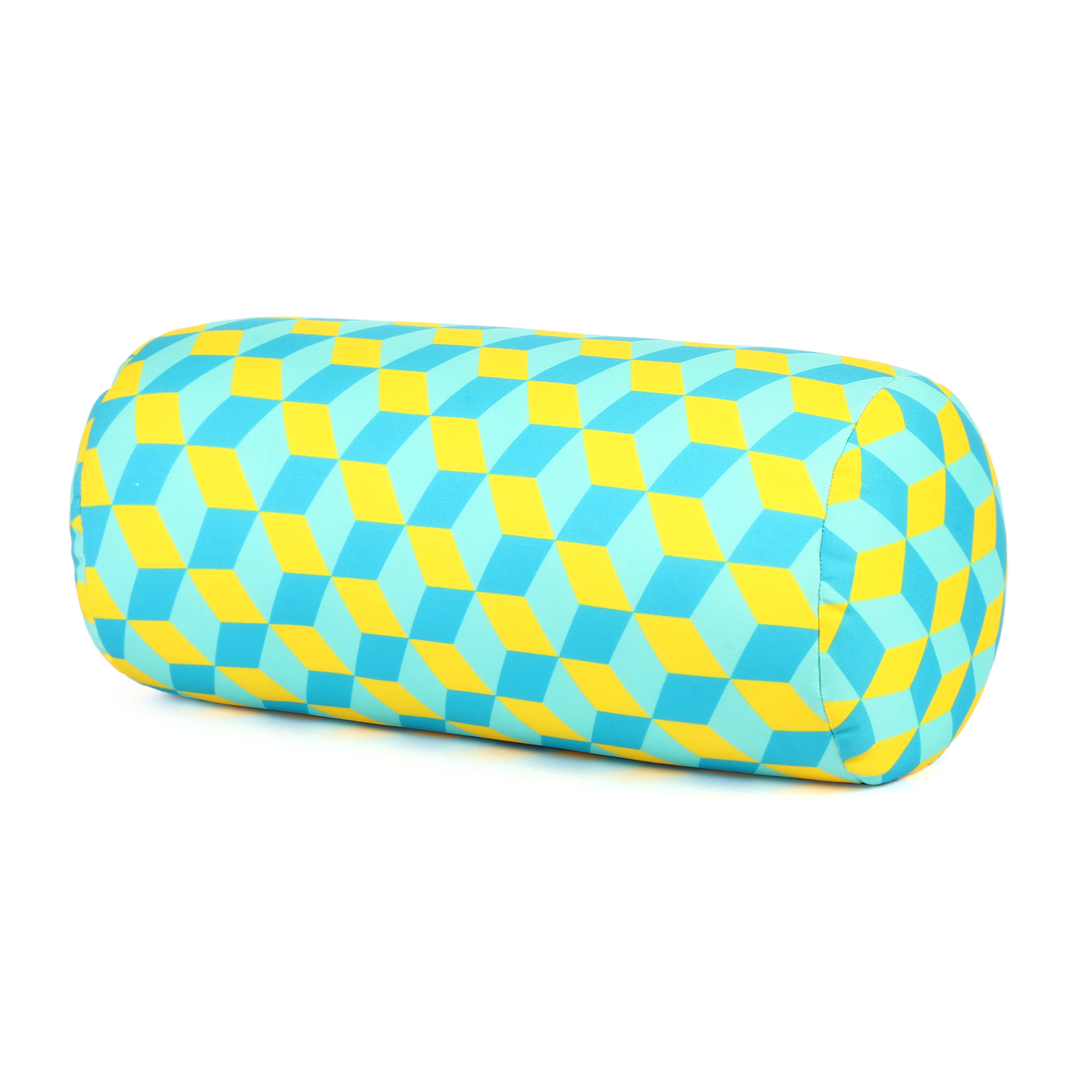 Orka Digital Printed Spandex Stretchable Fabric Microbeads Bolster (D34)