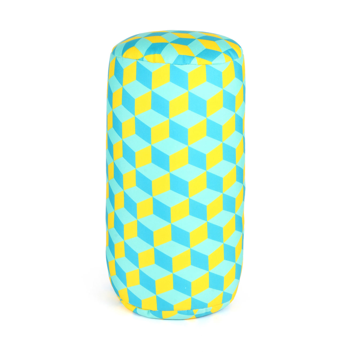 Orka Digital Printed Spandex Stretchable Fabric Microbeads Bolster (D34)