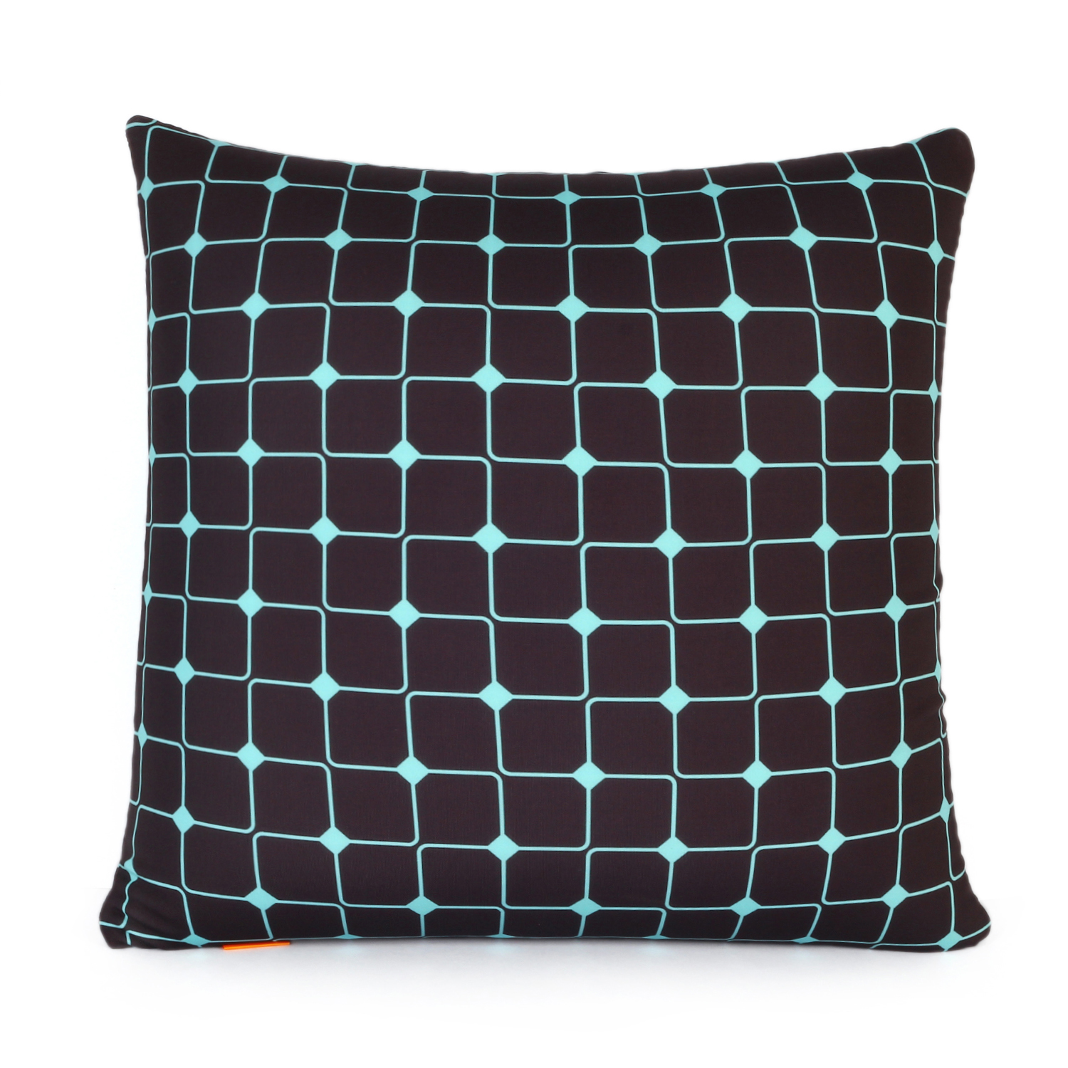 Orka Digital Printed Spandex Stretchable Fabric Microbeads Cushion (D8, Pack of 1)
