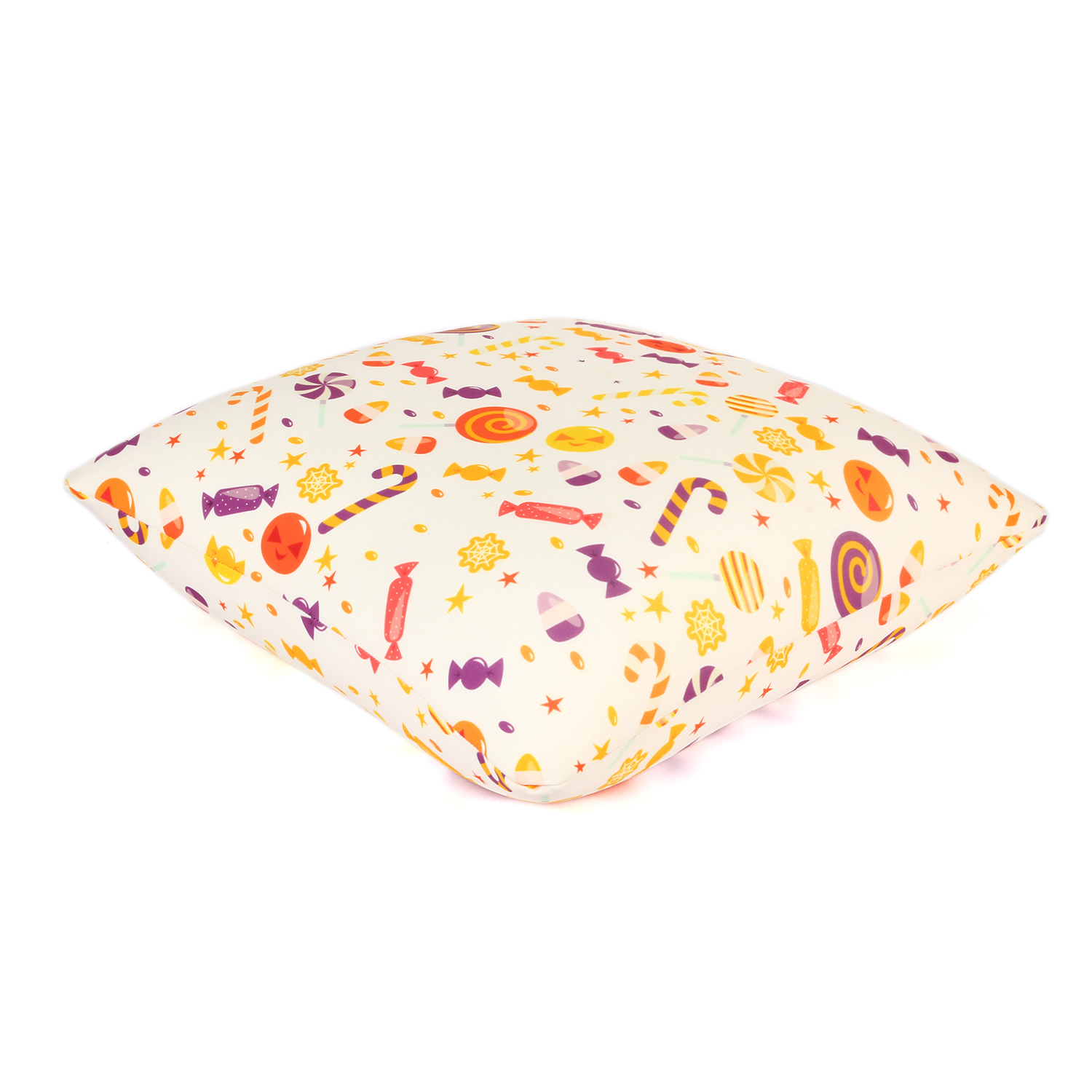 Orka Digital Printed Spandex Stretchable Fabric Microbeads Cushion (D10, Pack of 1) view 2