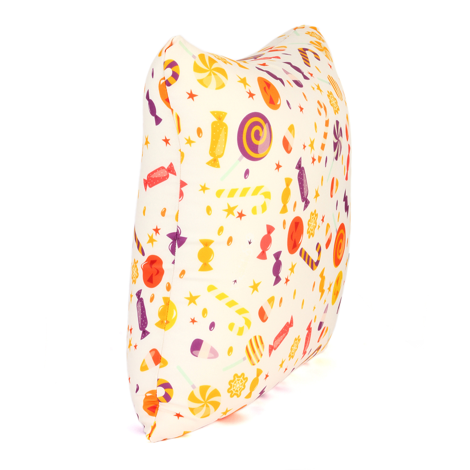 Orka Digital Printed Spandex Stretchable Fabric Microbeads Cushion (D10, Pack of 1) view 3