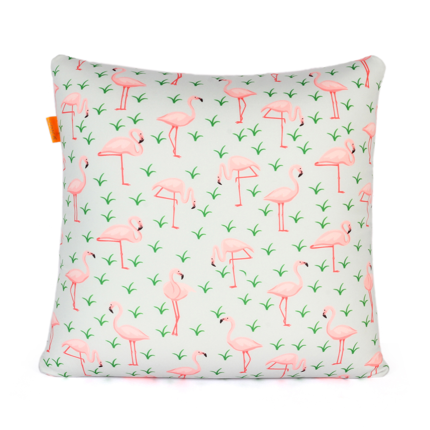 Orka Digital Printed Spandex Stretchable Fabric Microbeads Cushion (D13, Pack of 1)
