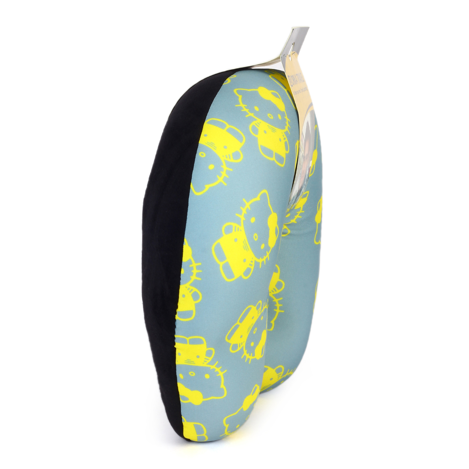 Orka Digital Printed Spandex Stretchable Fabric Microbeads U Neck Pillow (D9, Pack of 1)