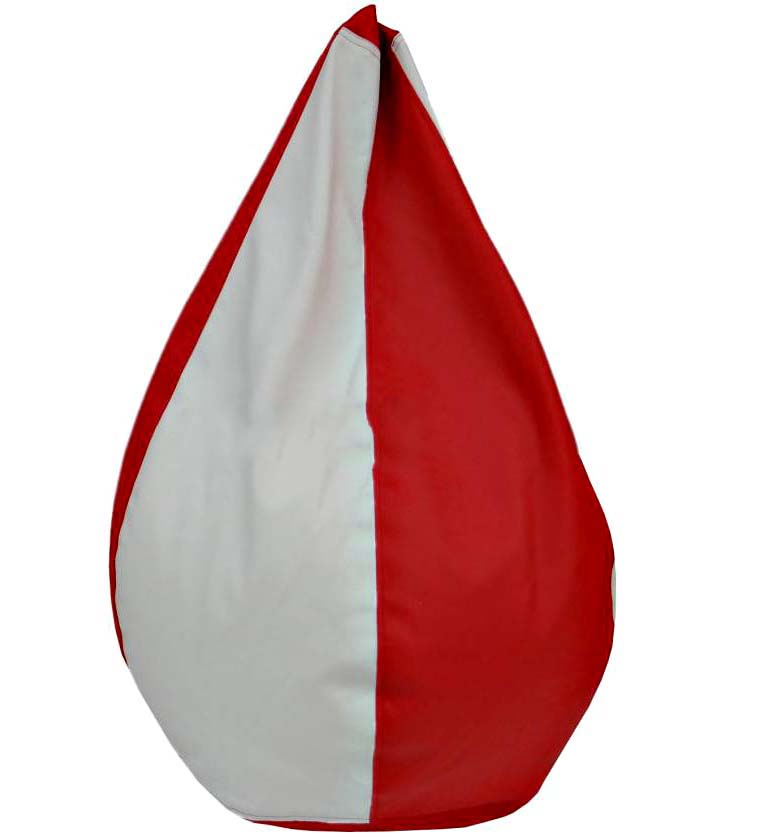 Orka Classic Jumbo Red, White Color Filled Bean Bag With Beans view 2