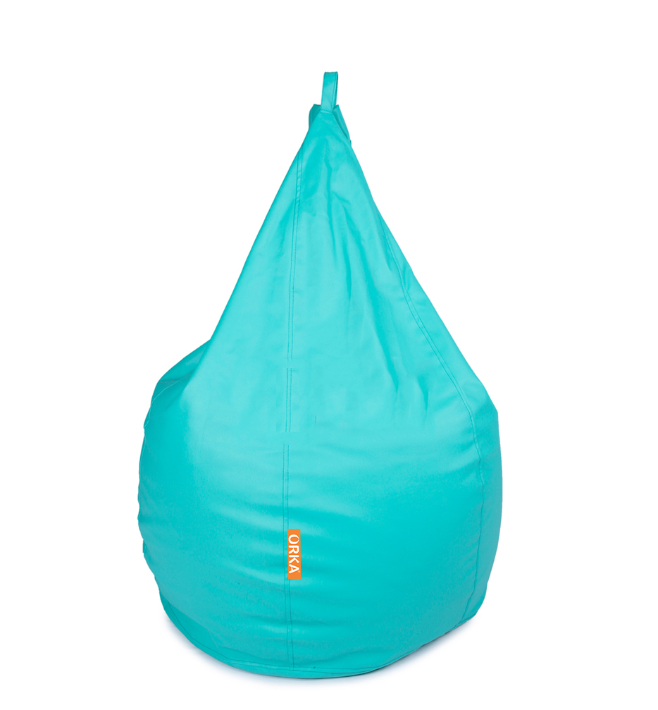 Orka Classic Monster Teal Color Filled Bean Bag With Beans