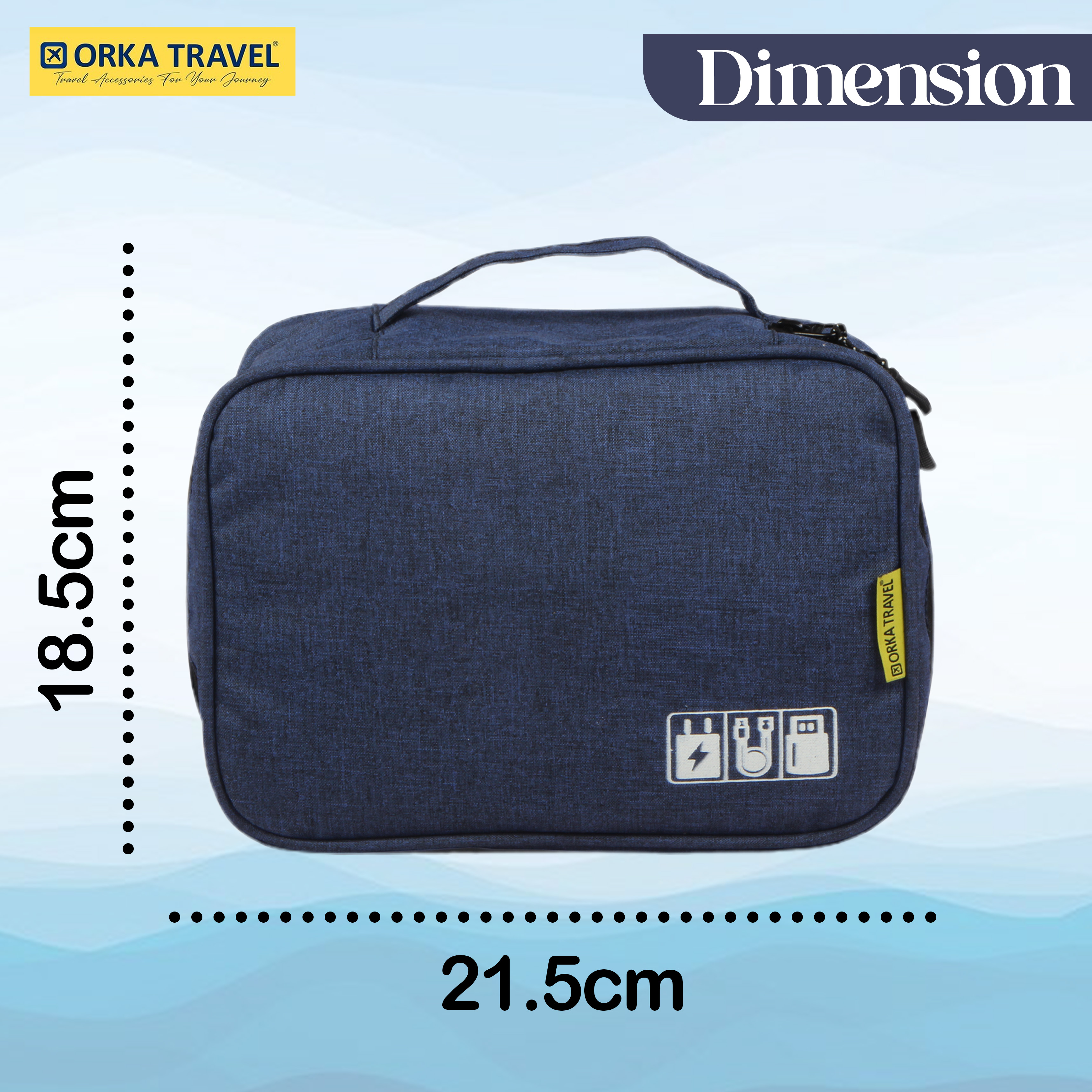 Orka Travel Solid Hover Cosmetic Travel Makeup Bag for Women's Makeup Organizer for Unisex