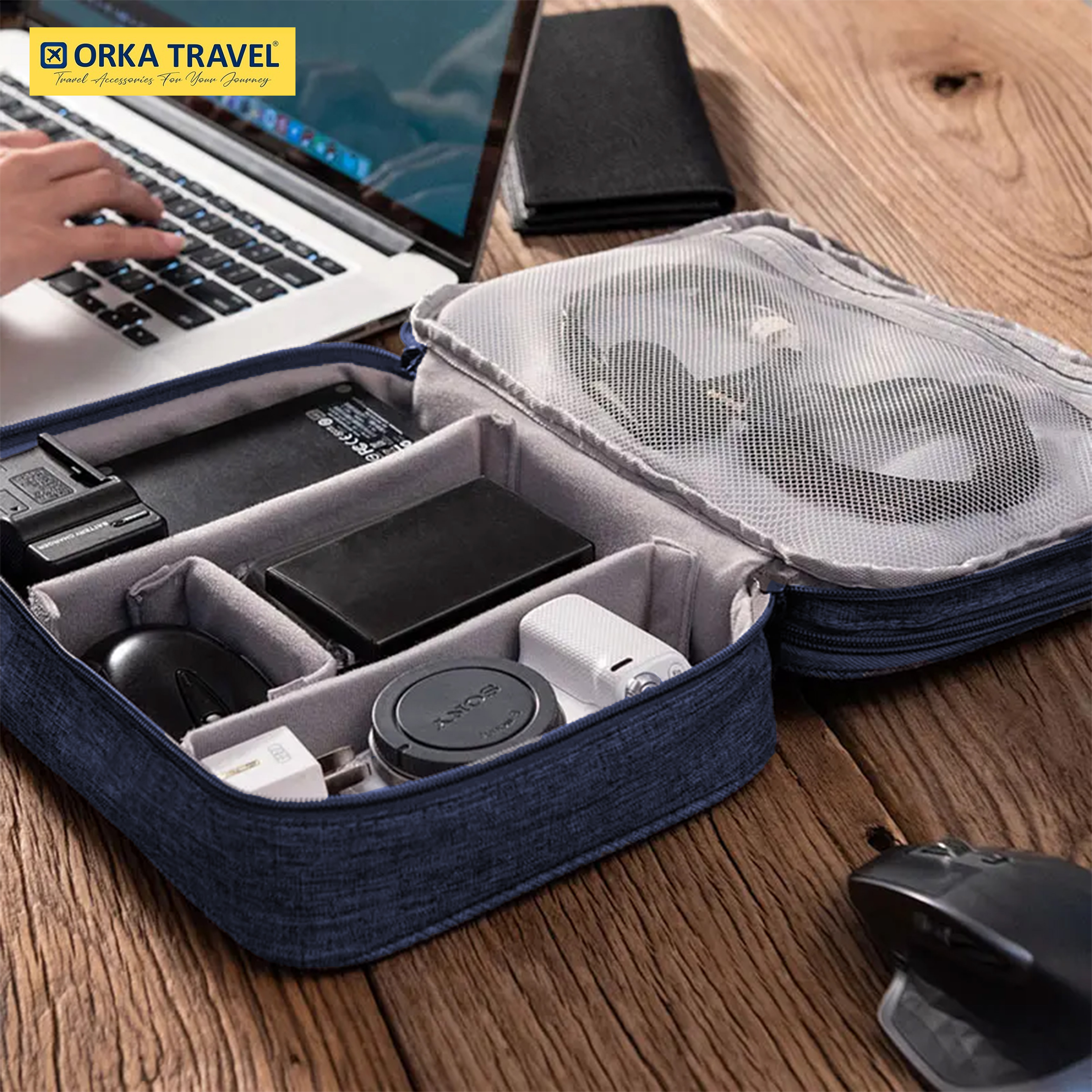 Orka Travel Solid Hover Cosmetic Travel Makeup Bag for Women's Makeup Organizer for Unisex
