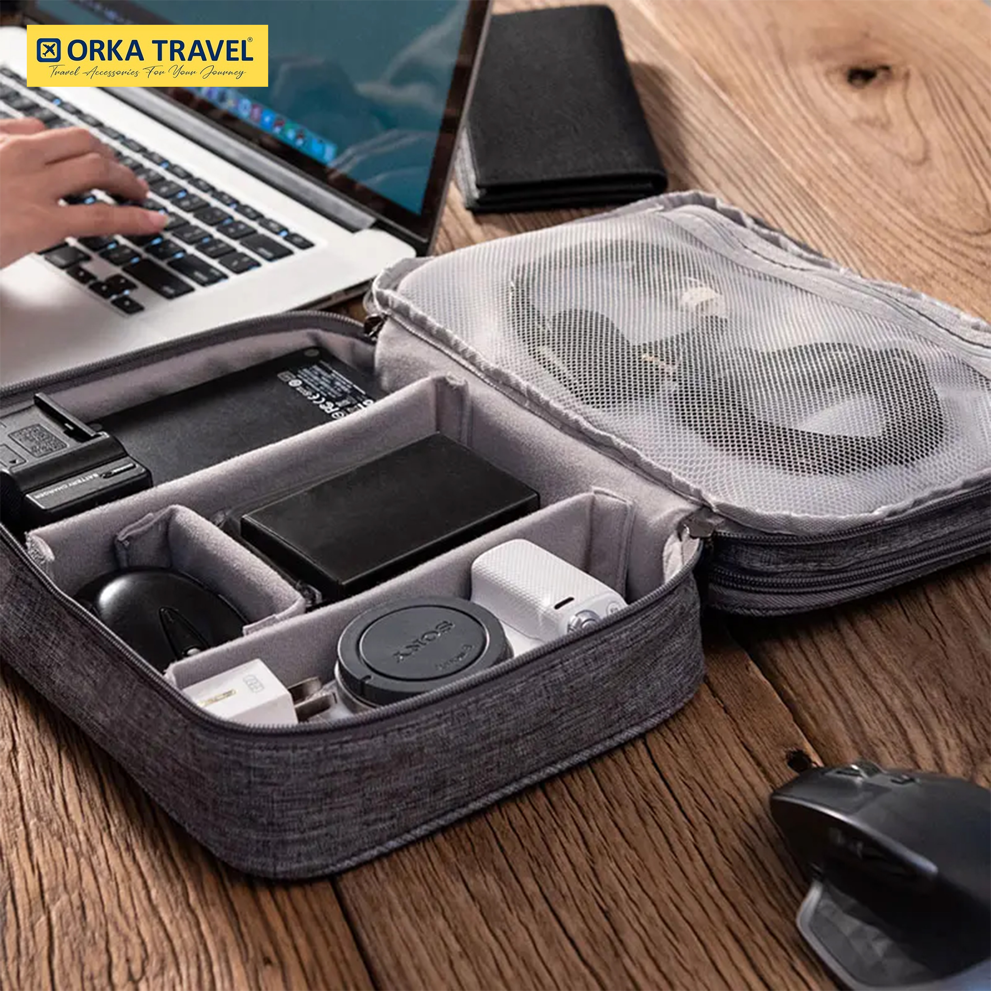 Orka Travel Solid Hover Cosmetic Travel Makeup Bag for Women's Makeup Organizer for Unisex