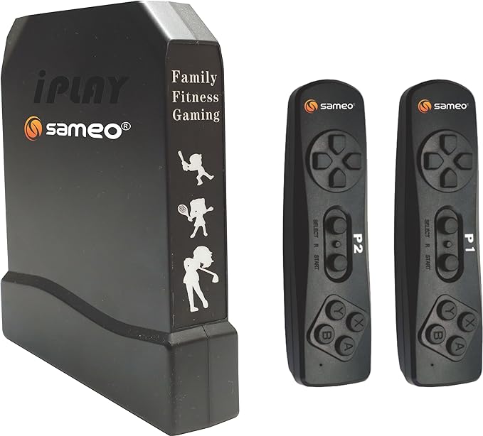 Sameo i Play 32 Bit Motion TV Video Game Console for Kids with 962Built in Games 31 Motion Sports Games,31 Casual Puzzle Games and 900 8-Bit Games Toy Birthday Gift for Boys Girls