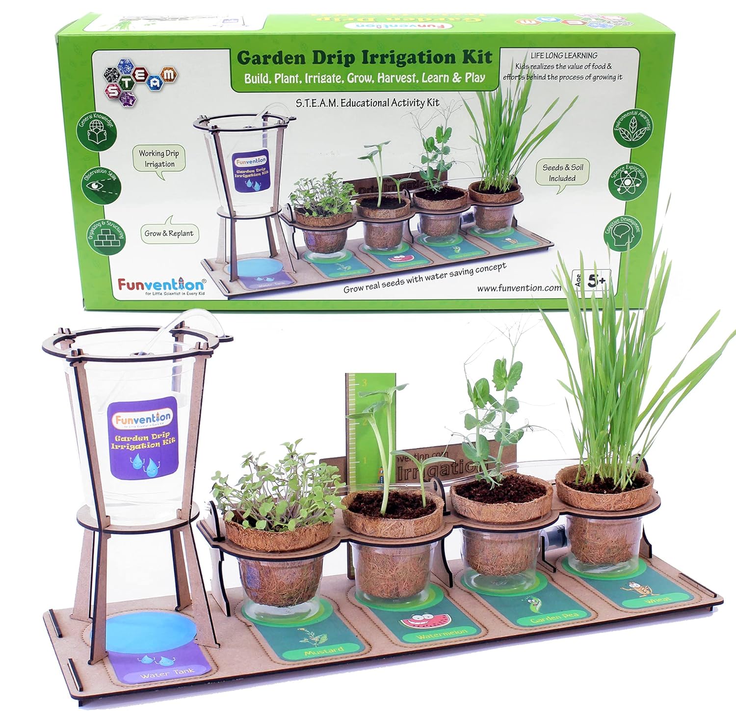 Funvention- for Little Scientist in Every Kid Garden Drip Irrigation Kit