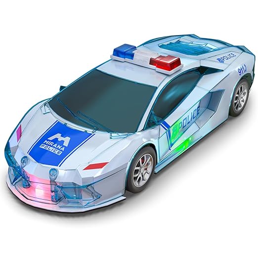 Mirana Police Friction Toy Car