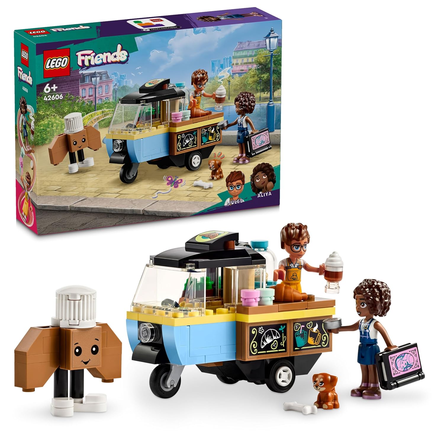 LEGO Friends Mobile Bakery Food Cart Toy 42606 (125 Pieces)