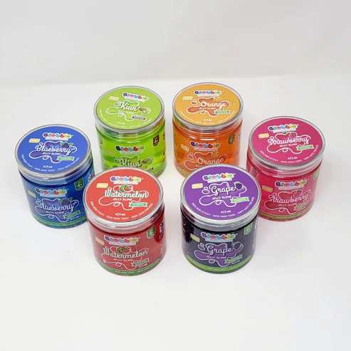 Blobbie FL Fruit Flavour Scented Jelly Slime (Orange) 425ml