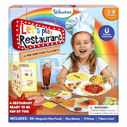 Skillmatics Pretend Play Playset  Restaurant Playset
