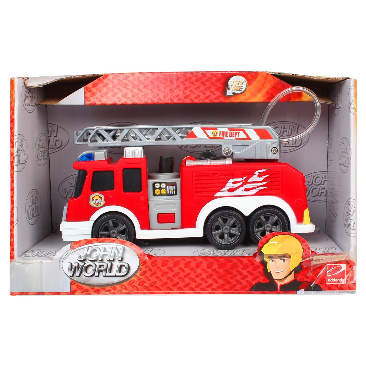 Dickie Toys 24" Light and Sound Fire Brigade Vehicle (With Working Pump)