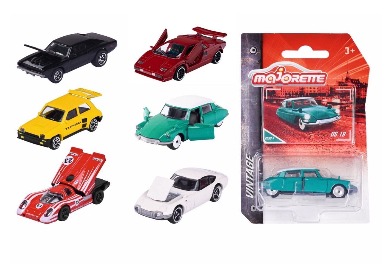 Majorette Volkswagen Vintage Assortment, Miniature Vehicles
